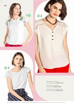 Vista previa de SC Pakar Catálogo Ropa y Accesorios, nuevo folleto de la tienda, válido en México a partir del 24.07.2025 | Página: 44 | Productos: Blusa