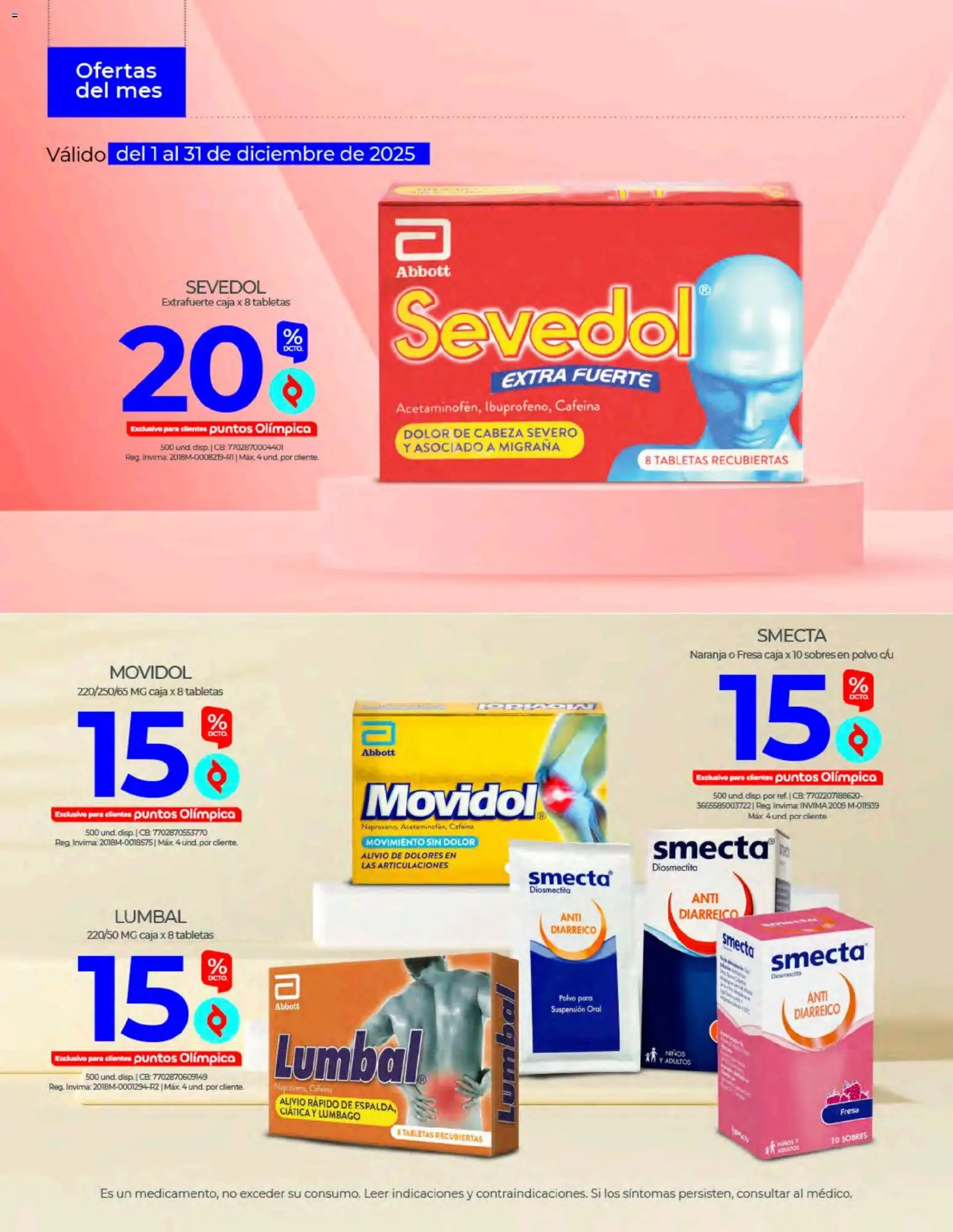 Olímpica revista - valida desde el 01.12.2025 | Página: 8 | Productos: Fresa, Caja, Polvo