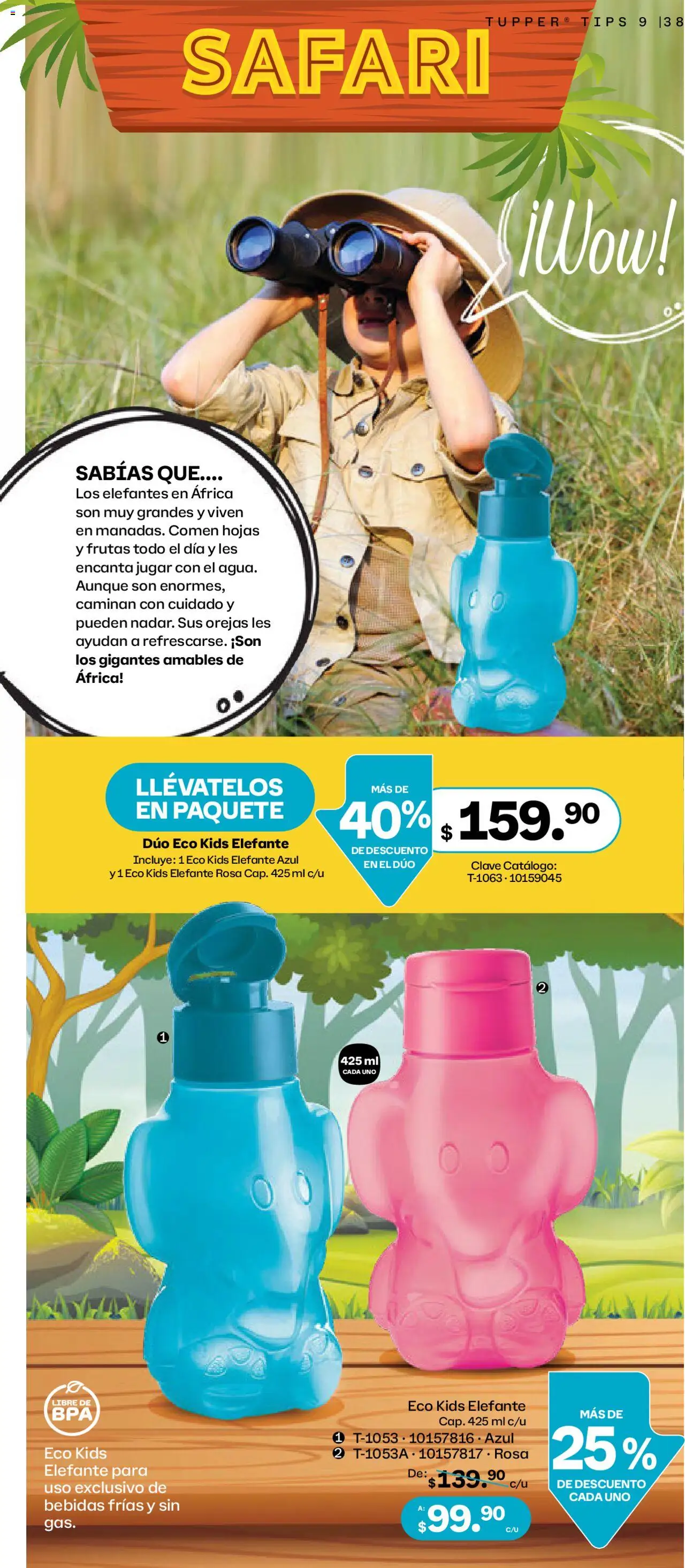 Nuevas ofertas de Tupperware válidas en toda la República Mexicana desde el 11.08.2025. ¡Encuentra las mejores ofertas en Tupperware catálogo! | Página: 38 | Productos: Tupper
