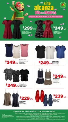 Vista previa de Bodega Aurrerá folleto Aqui sí te alcanza este Día de las Madres, nuevo folleto de la tienda, válido en México a partir del 13.04.2026