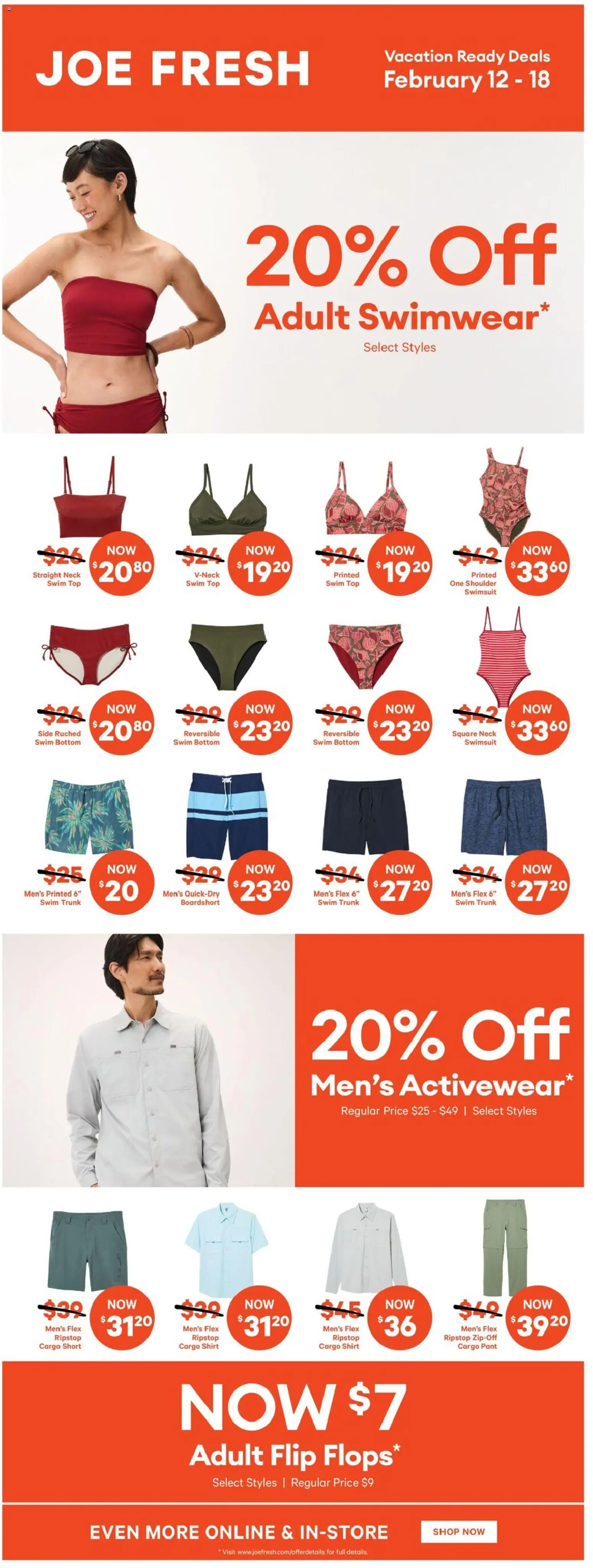 Real Canadian Superstore flyer valid from 12.02.2026 | Page: 32 | Products: Swimsuit, Shirt