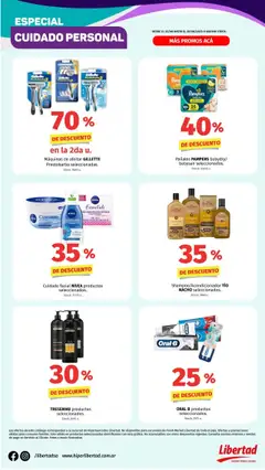 Vista previa Hipermercado Libertad - Cuidado Personal válido desde el 22.08.2025