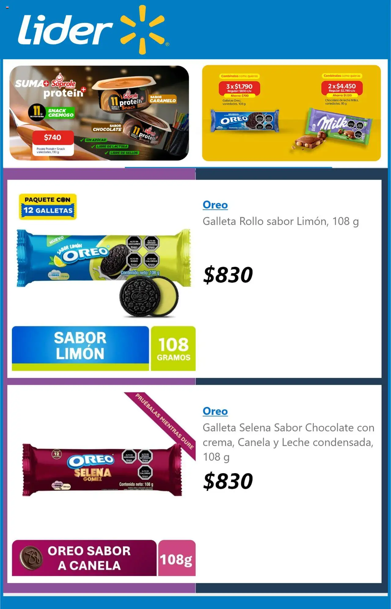 Lider ofertas  │ válido desde el 30.09.2025 | Página: 2 | Productos: Leche, Chocolate, Azucar, Galletas