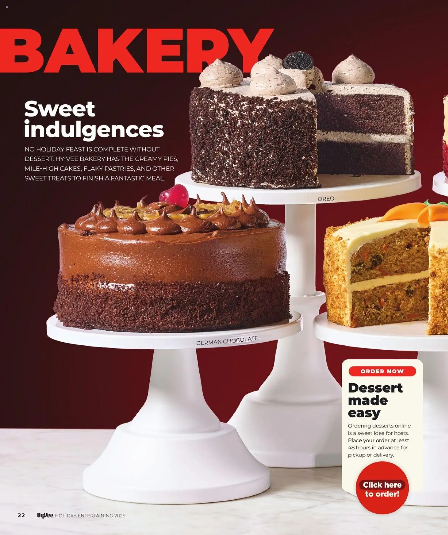 HyVee Holiday Entertaining - valid from 10.11.2025 | Page: 24 | Products: Bakery, Chocolate