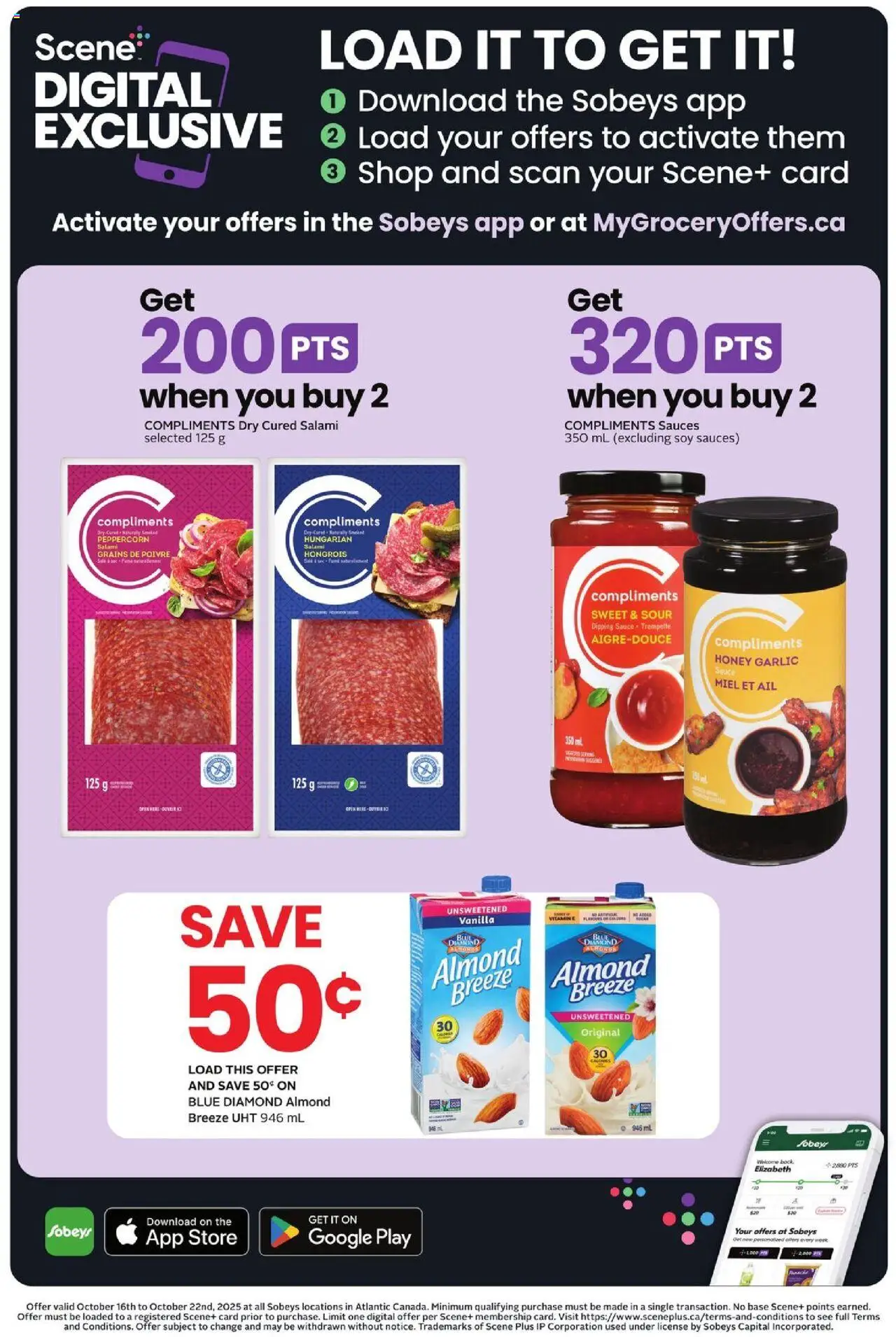 Sobeys flyer valid from 16.10.2025 | Page: 13 | Products: Salami