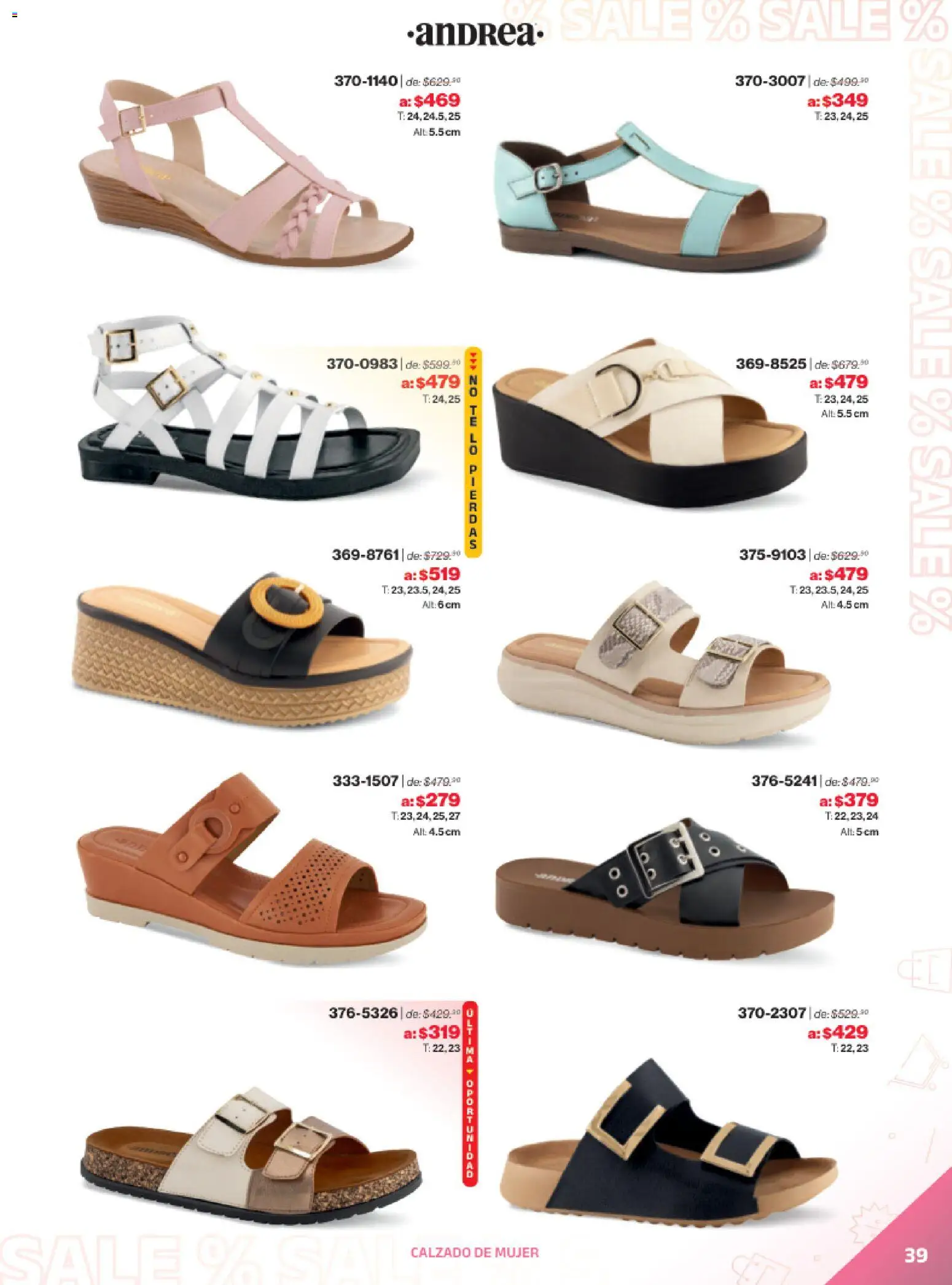 Nuevas ofertas de Andrea válidas en toda la República Mexicana desde el 21.12.2025. ¡Encuentra las mejores ofertas en Andrea catálogo Outlet! | Página: 39 | Productos: Sal