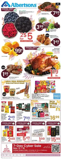 Preview of Albertsons weekly ads valid from 12.11.2025