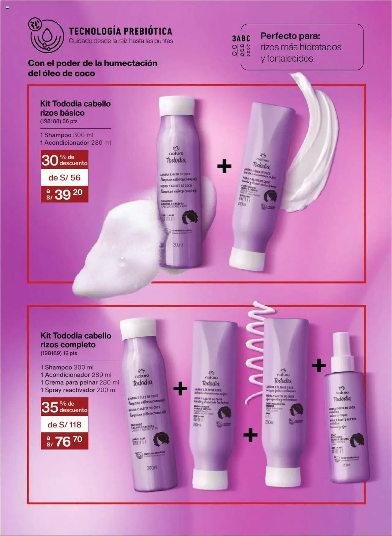 Catálogo Natura válido desde 24.05.2025 | Página: 122 | Productos: Shampoo, Acondicionador, Aceite, Crema