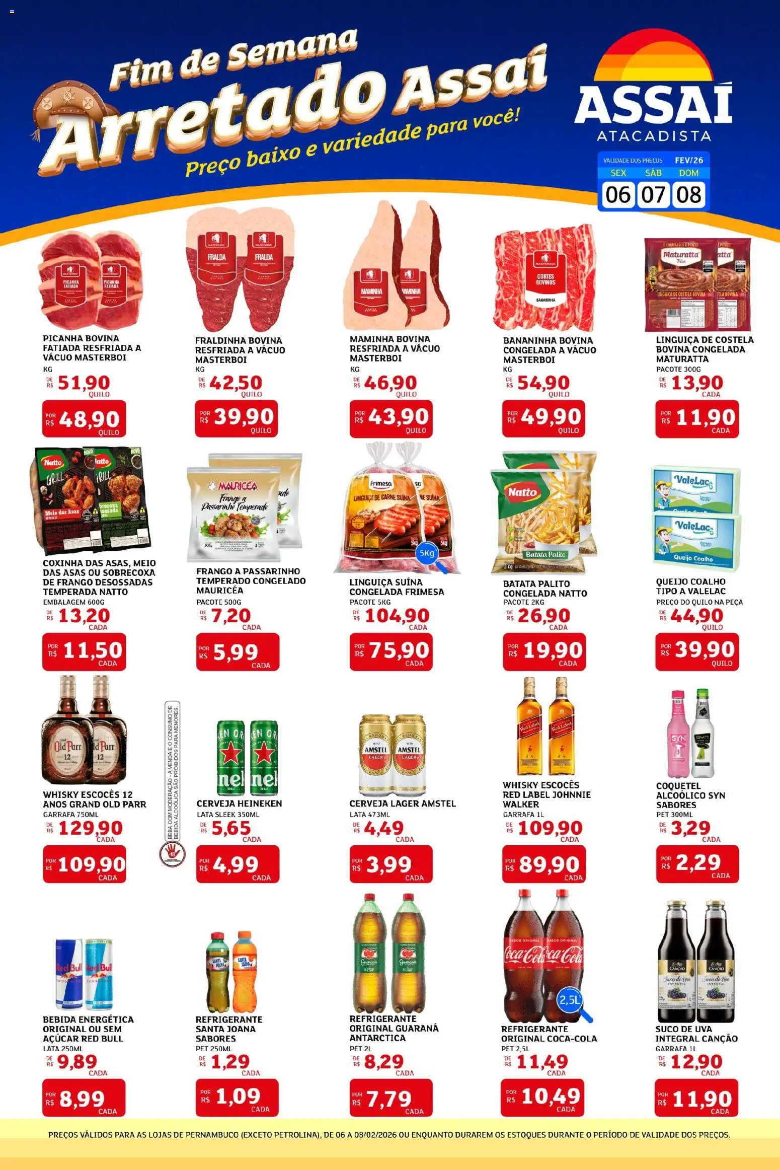 Assaí Atacadista Folheto - válido de 06.02.2026 | Página: 1