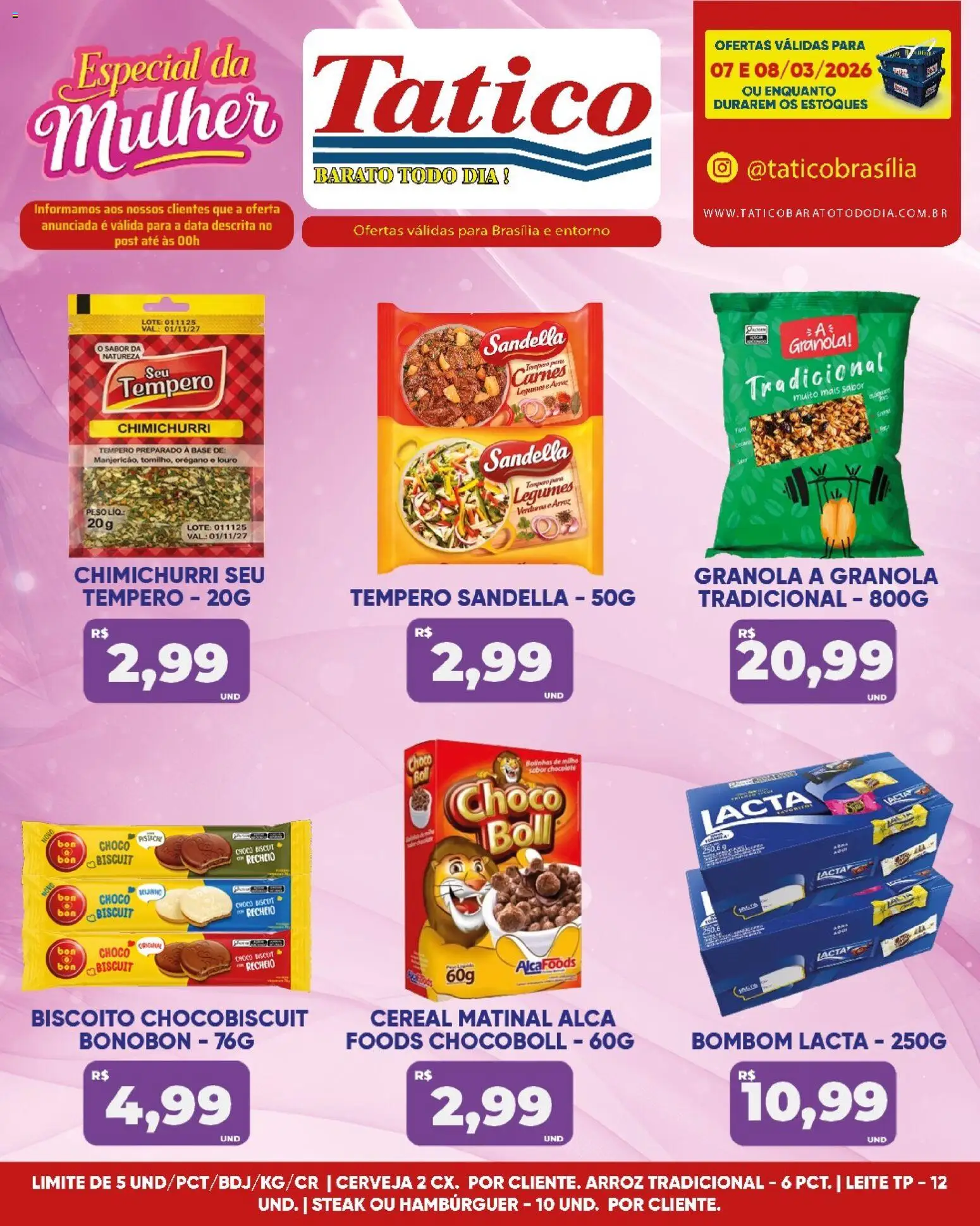 Tatico Folheto - válido de 09.03.2026 | Página: 19 | Produtos: Pistache, Biscoito, Cerveja, Hambúrguer