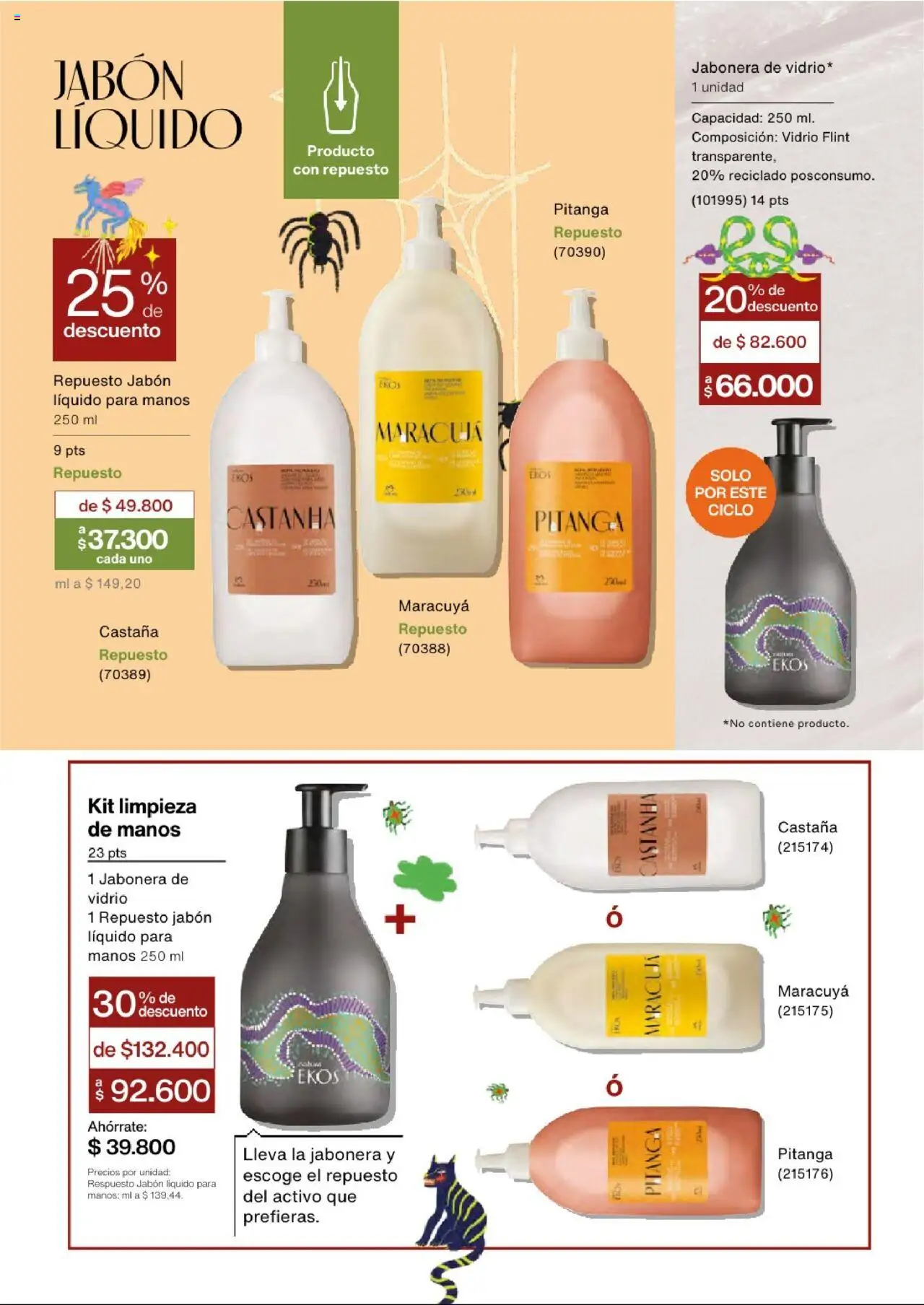 Natura revista - valida desde el 03.09.2025 | Página: 109 | Productos: Jabón líquido, Jabonera, Maracuyá, Jabón