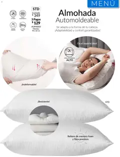Vista previa de Colchas Concord catálogo, nuevo folleto de la tienda, válido en México a partir del 01.05.2026 | Página: 156 | Productos: Almohada