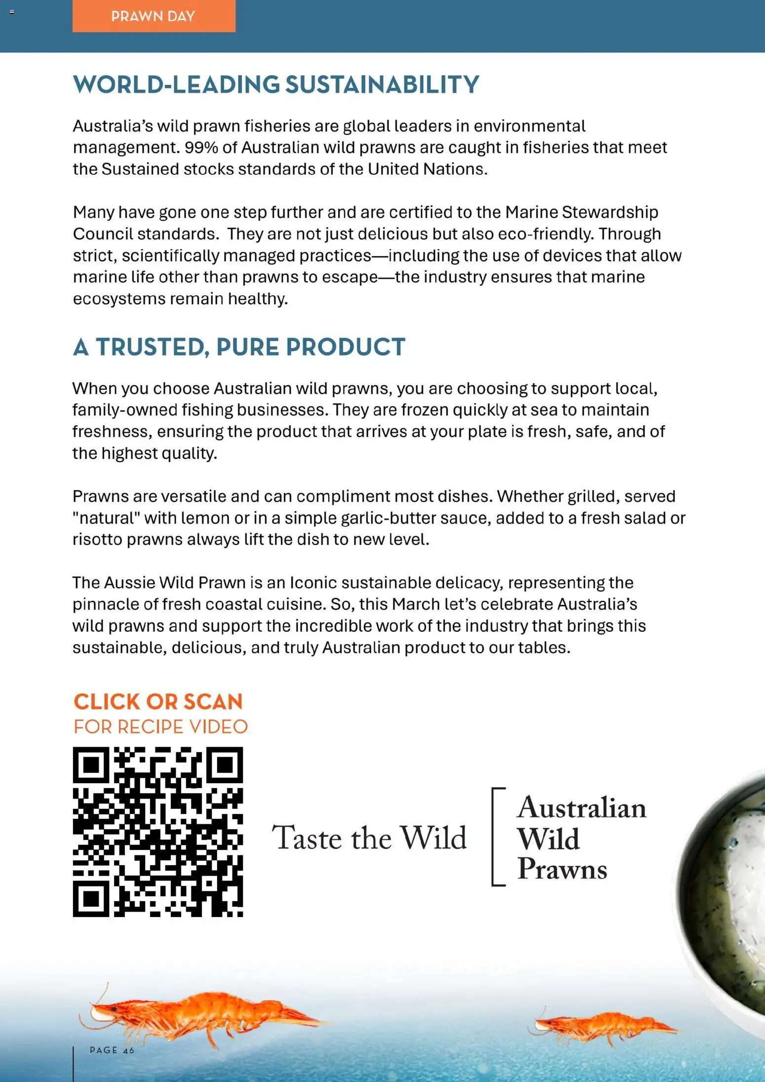 Foodworks catalogue - valid from 04.03.2026 | Page: 46 | Products: Prawns, Salad, Sustainable, Lemon