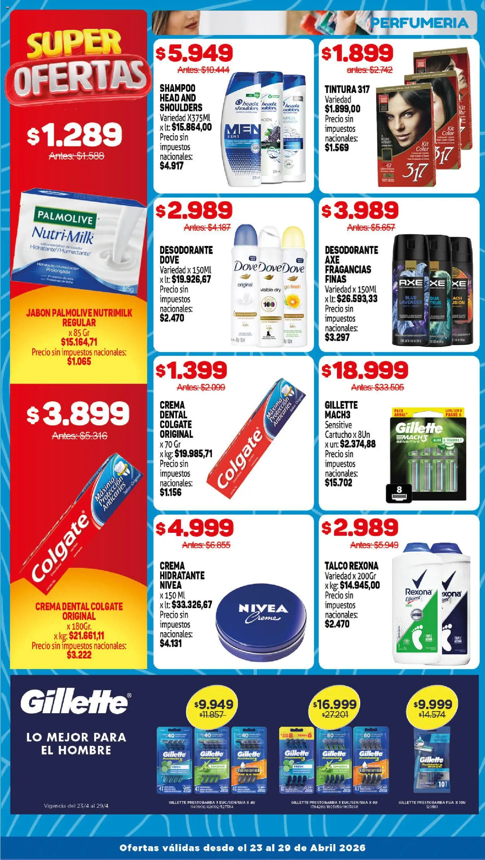 Makro Ofertas VOLVETE A ILUSIONAR OFERTAS SEMANALES │ válido desde el 23.04.2026 | Página: 11 | Productos: Shampoo, Tintura, Jabón, Desodorante