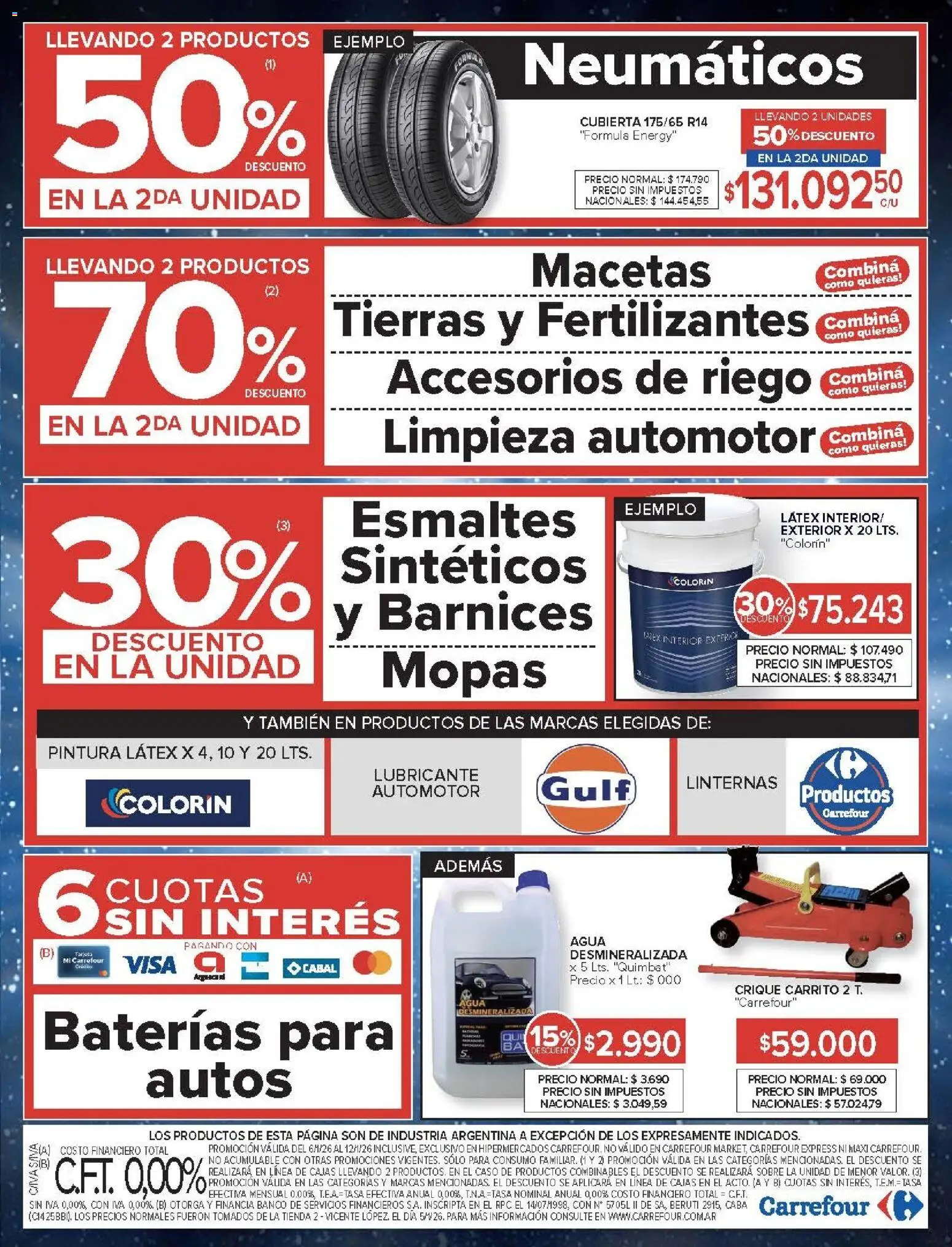 Carrefour ofertas │ válido desde el 06.01.2026 | Página: 21 | Productos: Caso, Banco, Pintura, Agua