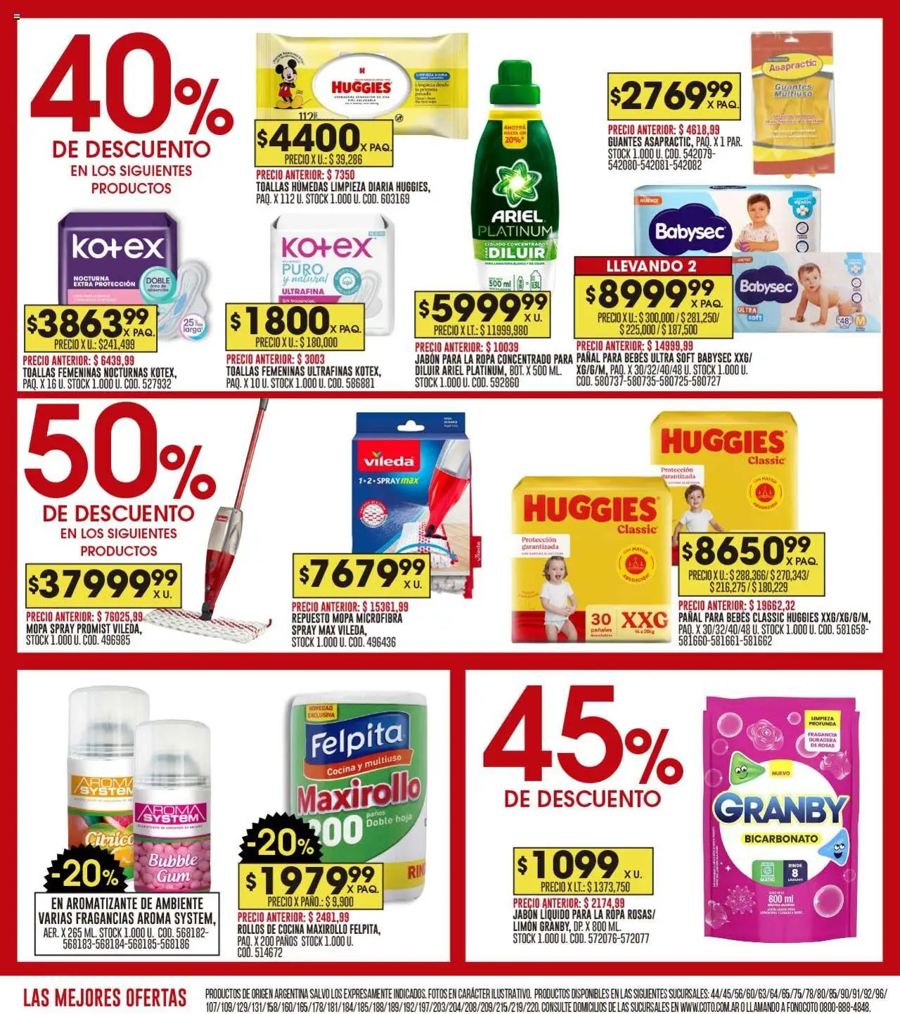 Coto ofertas │ válido desde el 16.06.2025 | Página: 20 | Productos: Cocina, Jabón líquido, Jabón, Guantes