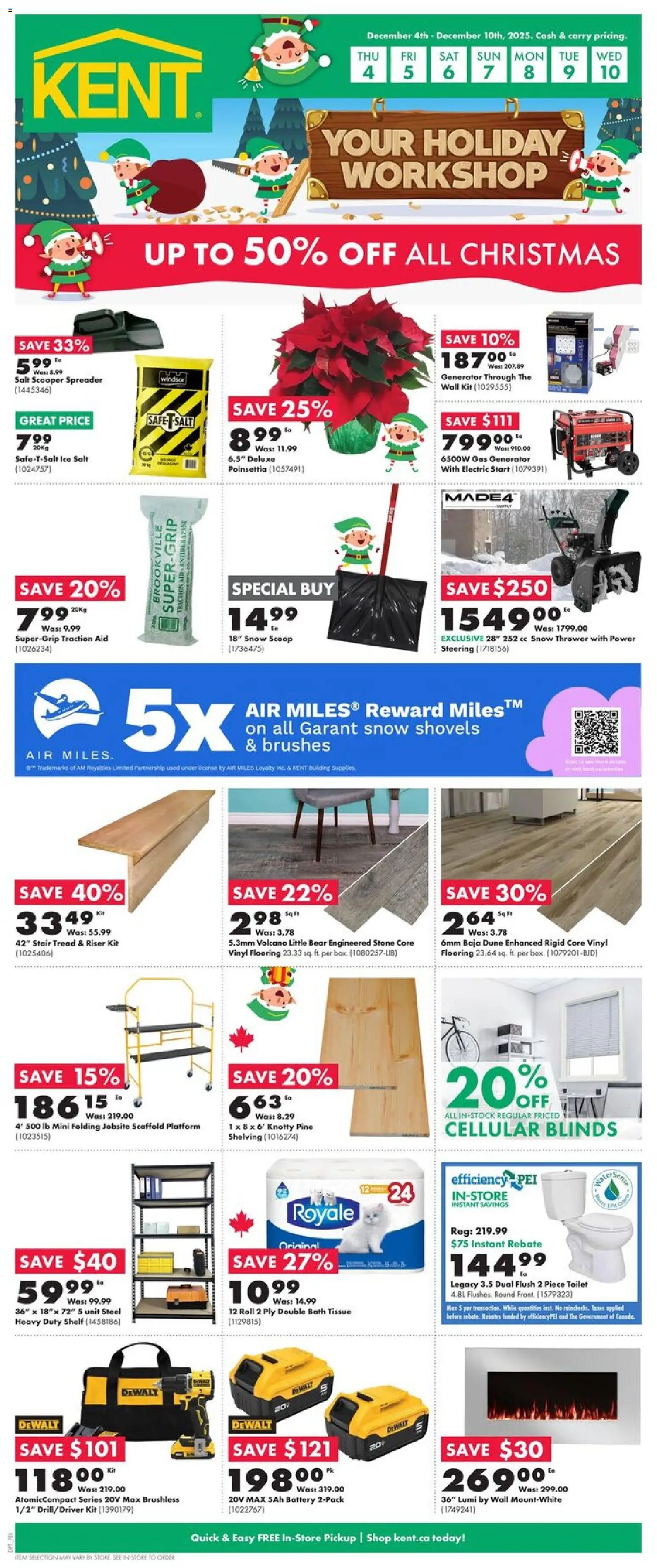 Kent flyer valid from 04.12.2025 | Page: 1 | Products: Shelf, Battery, Bath