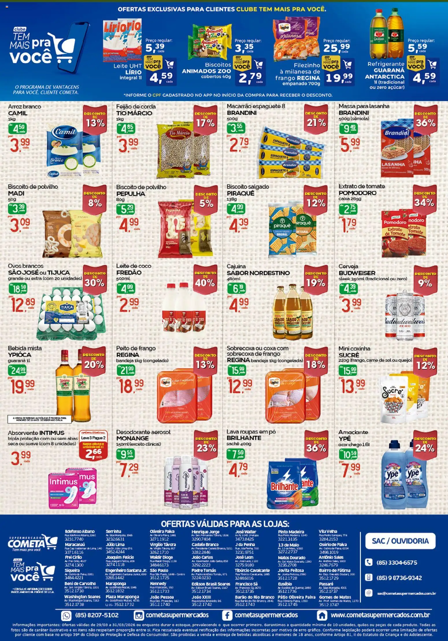 Cometa Supermercados Folheto - válido de 29.03.2026 | Página: 2