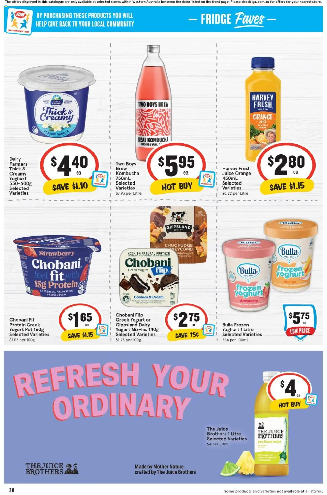 IGA catalogue - valid from 06.08.2025 | Page: 20 | Products: Chicken, Pork, Beef, Prawns