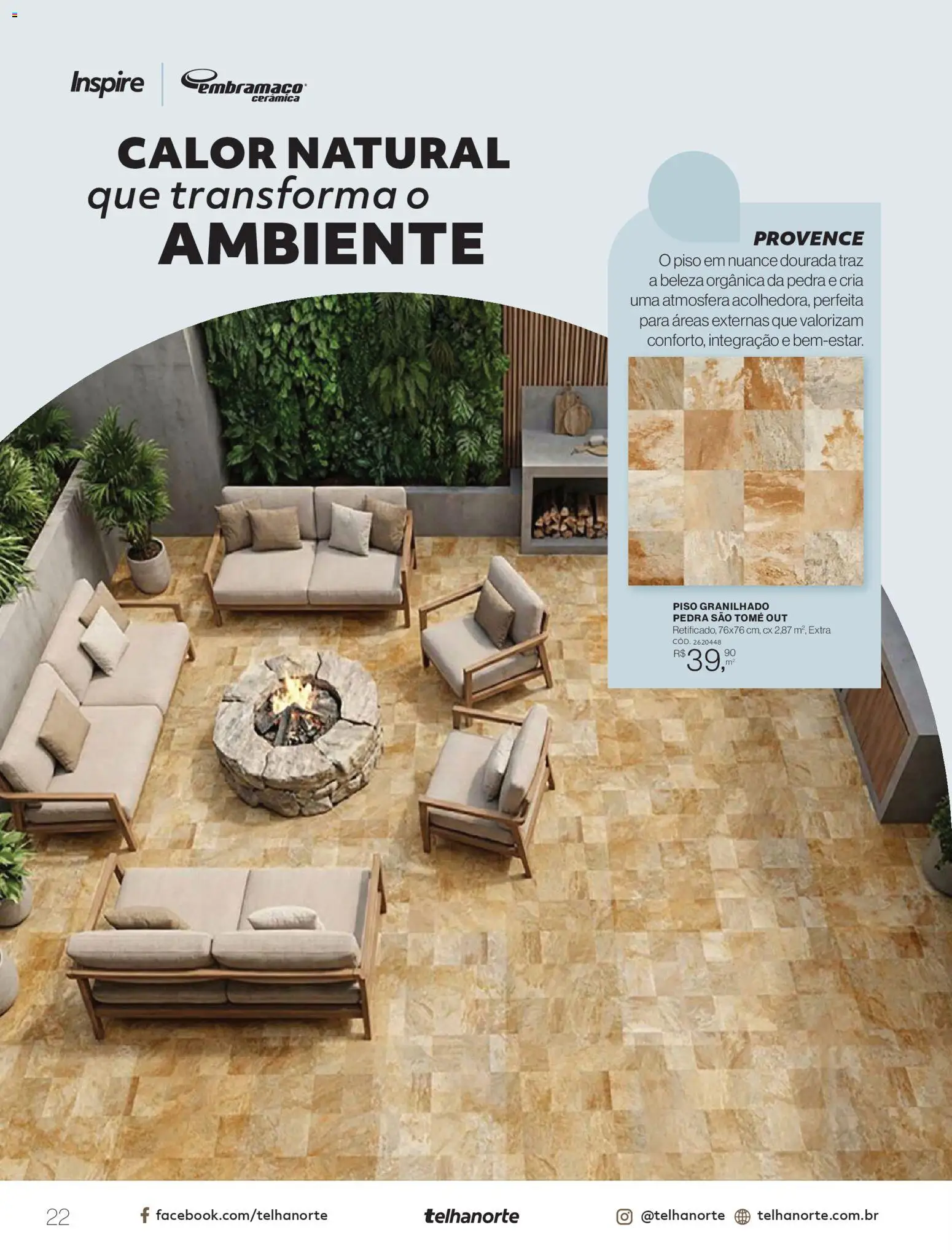Telhanorte Folheto - válido de 09.03.2026 | Página: 22 | Produtos: Piso