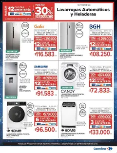 Vista previa Carrefour ofertas válido desde el 06.01.2026 | Página: 28 | Productos: Lavarropas, Heladera