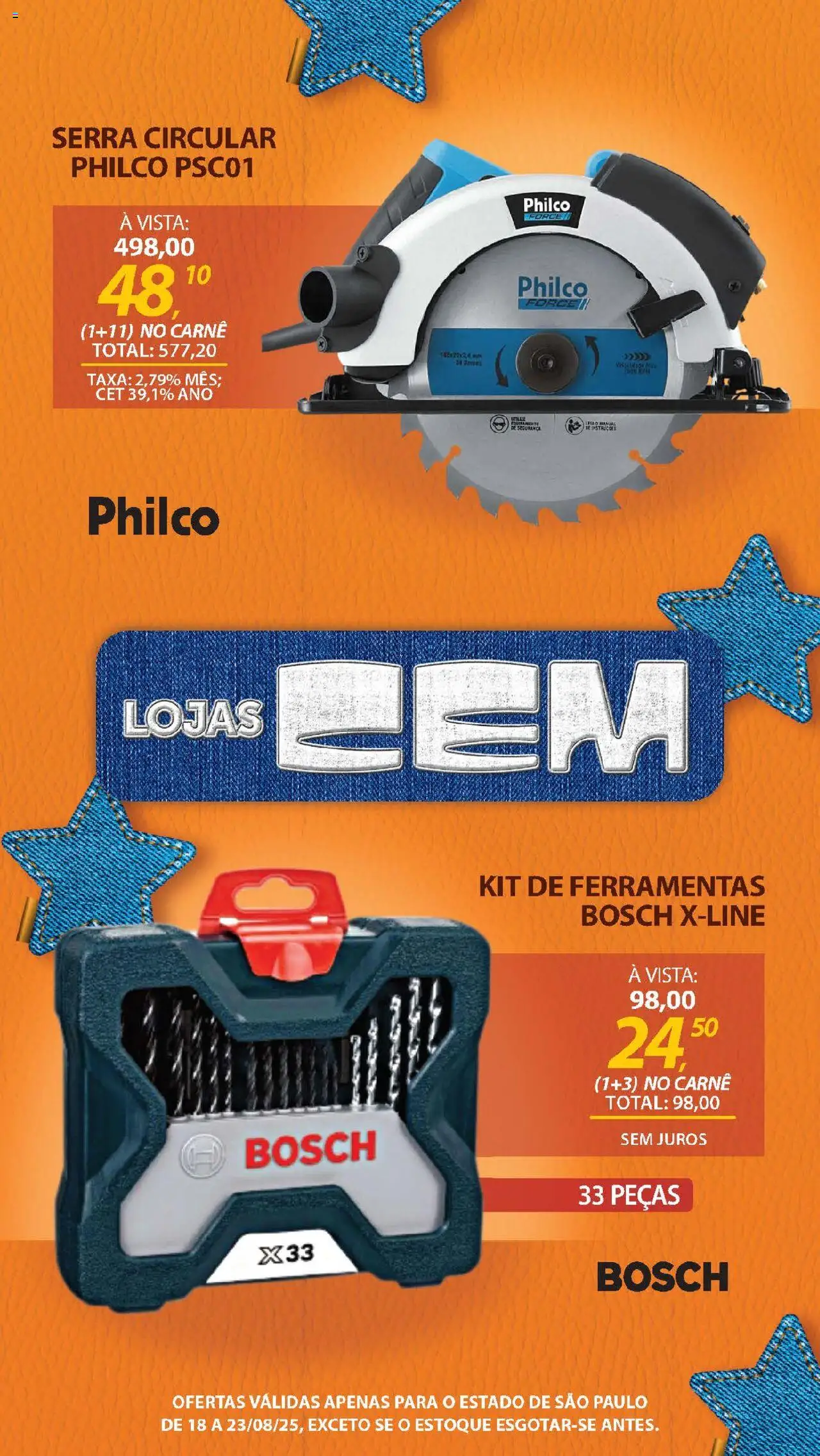 Lojas Cem Folheto - válido de 18.08.2025 | Página: 63 | Produtos: Carne