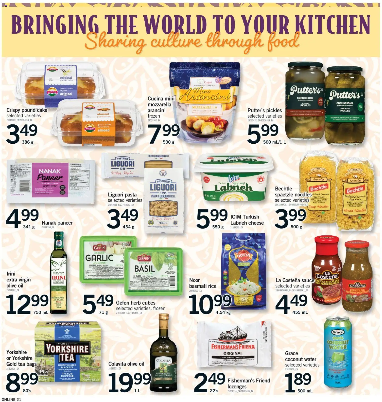 Fortinos flyer valid from 01.01.2026 | Page: 21 | Products: Rice, Tea, Noodles, Pasta