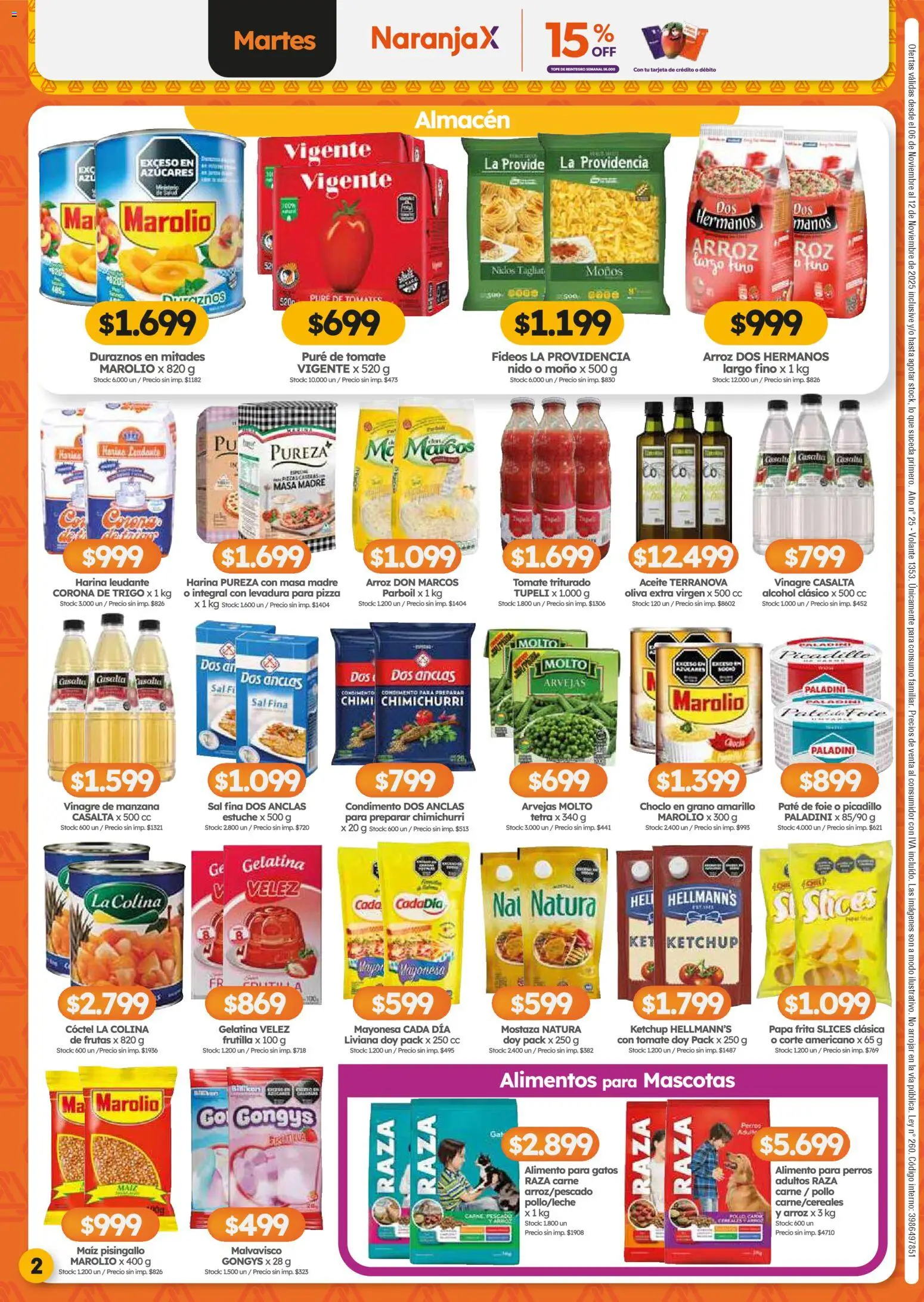 Cordiez ofertas │ válido desde el 06.11.2025 | Página: 2 | Productos: Moño, Pollo, Pure de Tomate, Paté