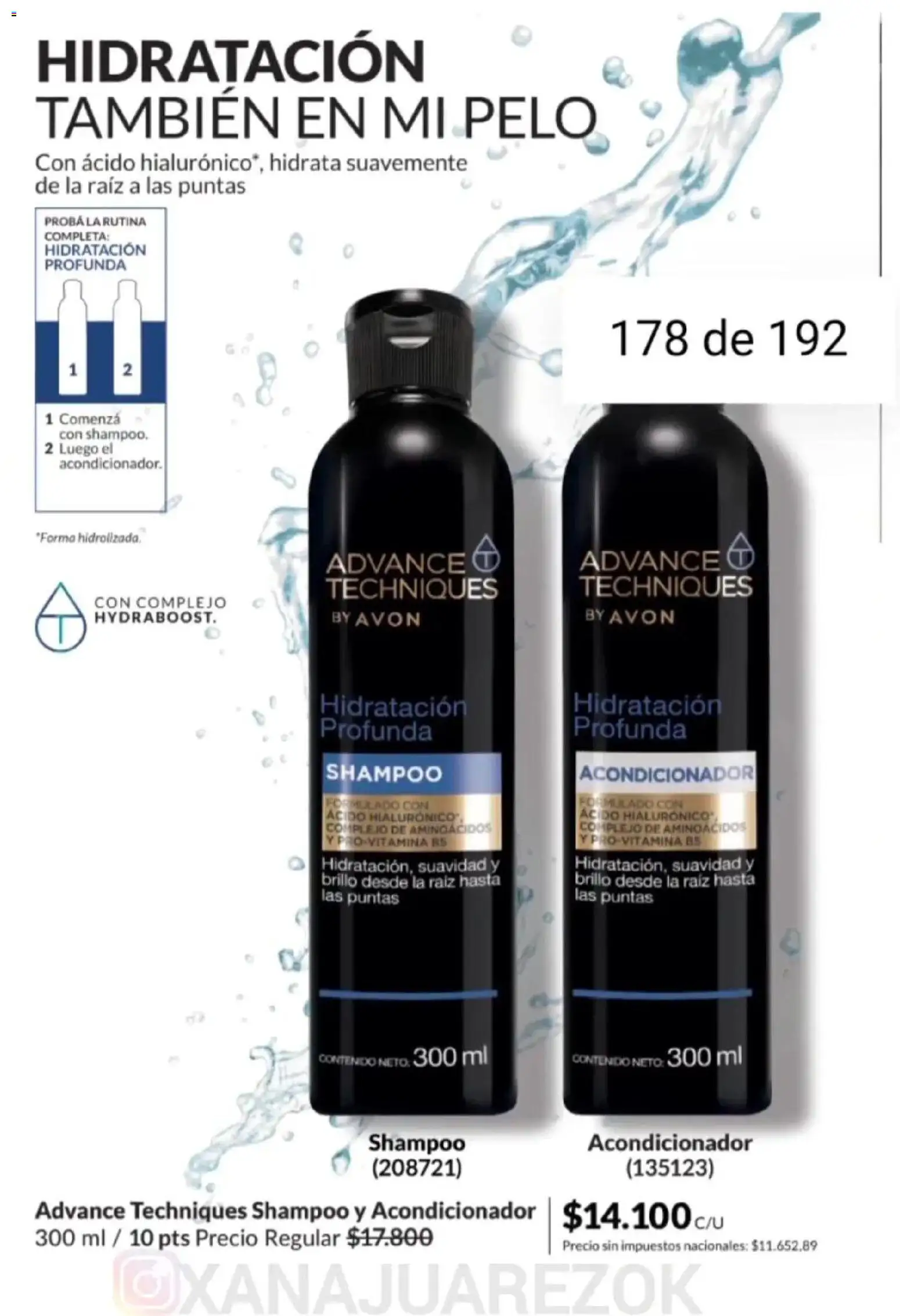 Avon - Campaña 3/2026 │ válido desde el 01.03.2026 | Página: 168 | Productos: Shampoo, Acondicionador, Brillo