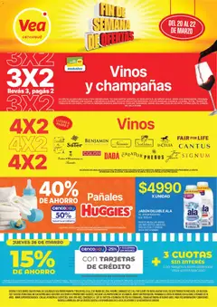 Vista previa Vea - Ofertas fin de semana Chubut válido desde el 20.03.2026