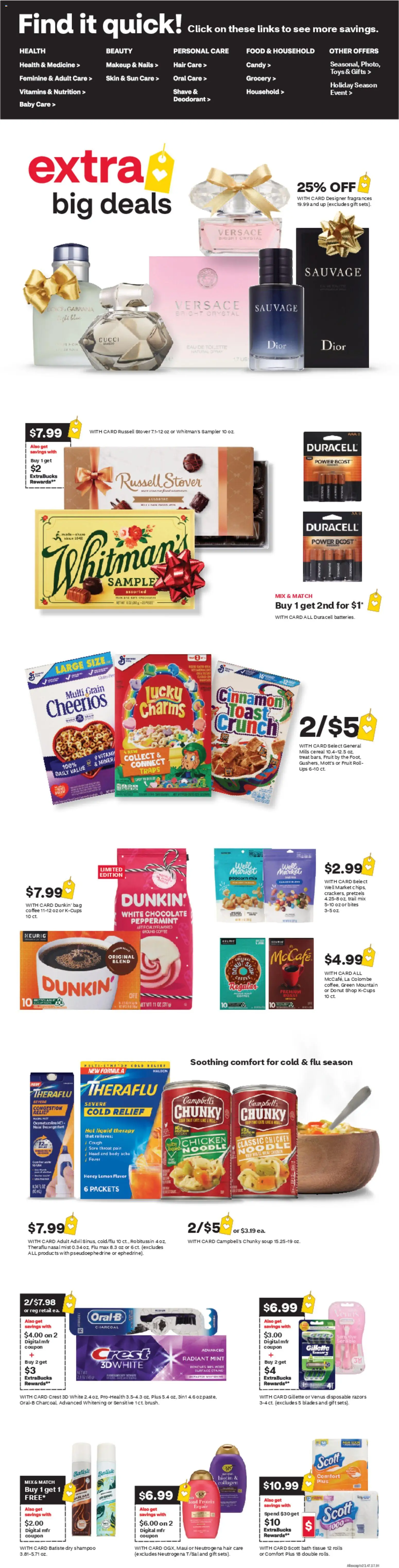 CVS Pharmacy Weekly Ad - CT - valid from 21.12.2025 | Page: 3 | Products: Biotin, Peppermint, Bath, Chocolate