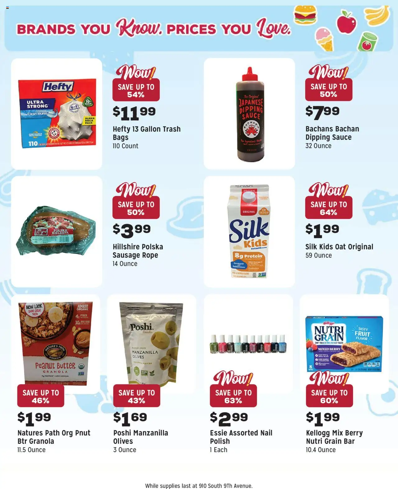 Grocery Outlet Weekly - WA - valid from 06.08.2025 | Page: 3 | Products: Nail, Butter, Sauce, Sausage