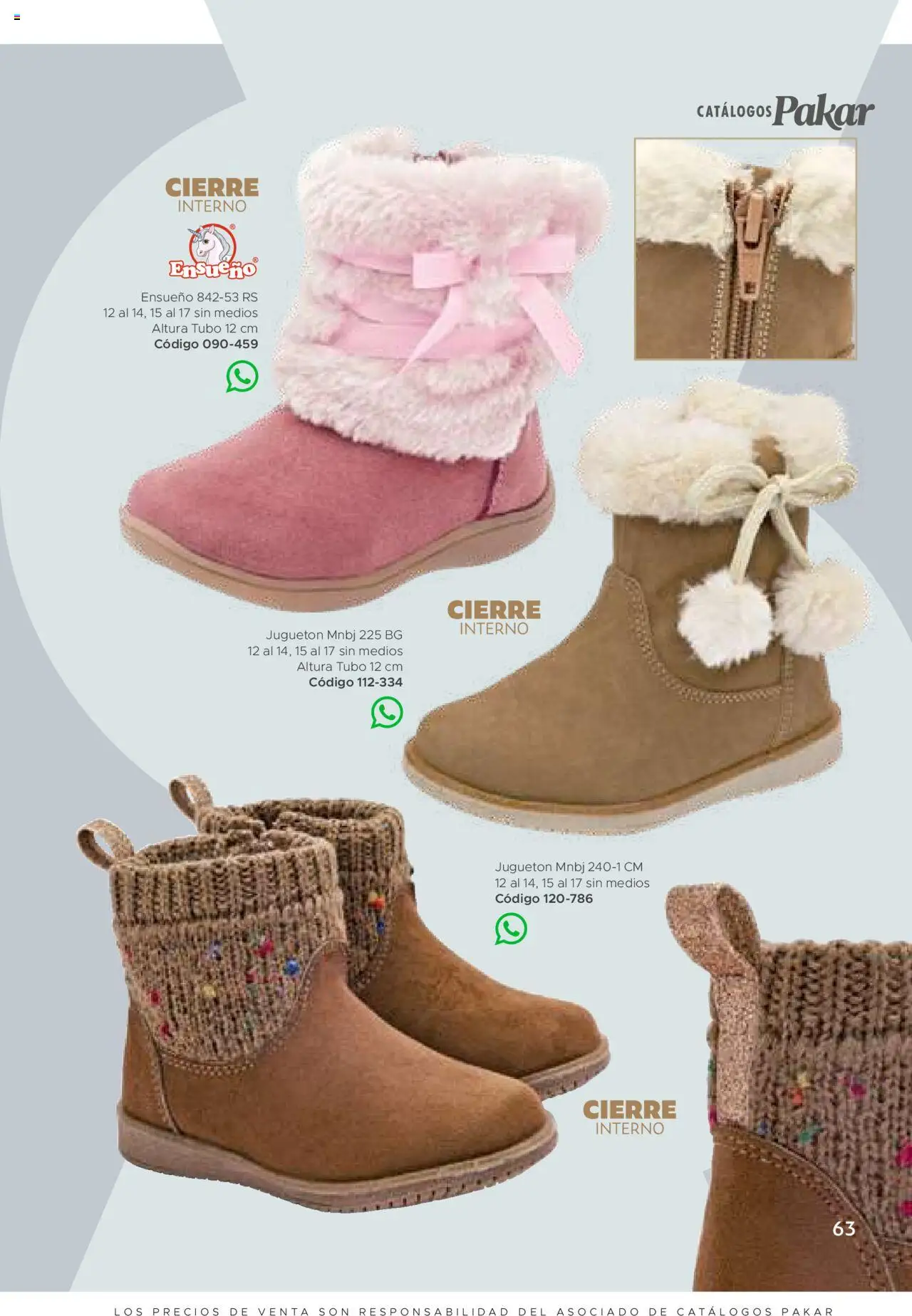 Nuevas ofertas de SC Pakar válidas en toda la República Mexicana desde el 24.07.2025. ¡Encuentra las mejores ofertas en SC Pakar - Catálogo Nina otoño / invierno! | Página: 63