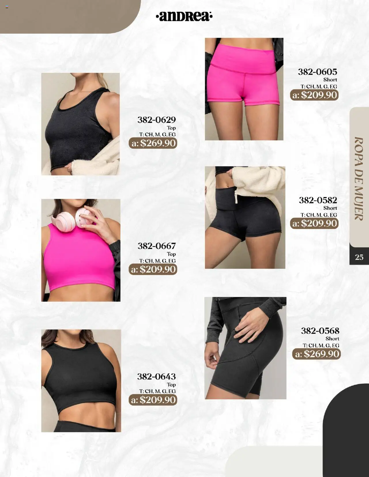 Nuevas ofertas de Andrea válidas en toda la República Mexicana desde el 24.08.2025. ¡Encuentra las mejores ofertas en Andrea - Catálogo Esenciales de Otoño! | Página: 25 | Productos: Ropa, Short