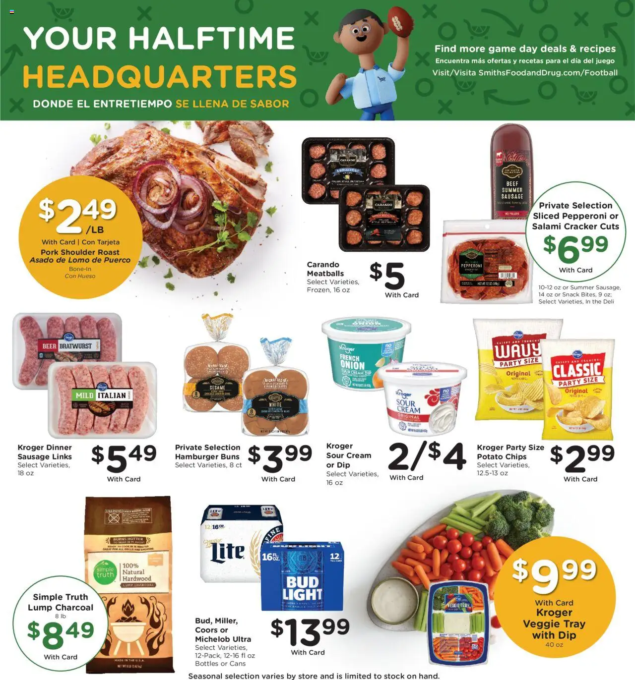Smith's Weekly Ad - ID - valid from 08.10.2025 | Page: 13 | Products: Beer, Beef, Cream, Game