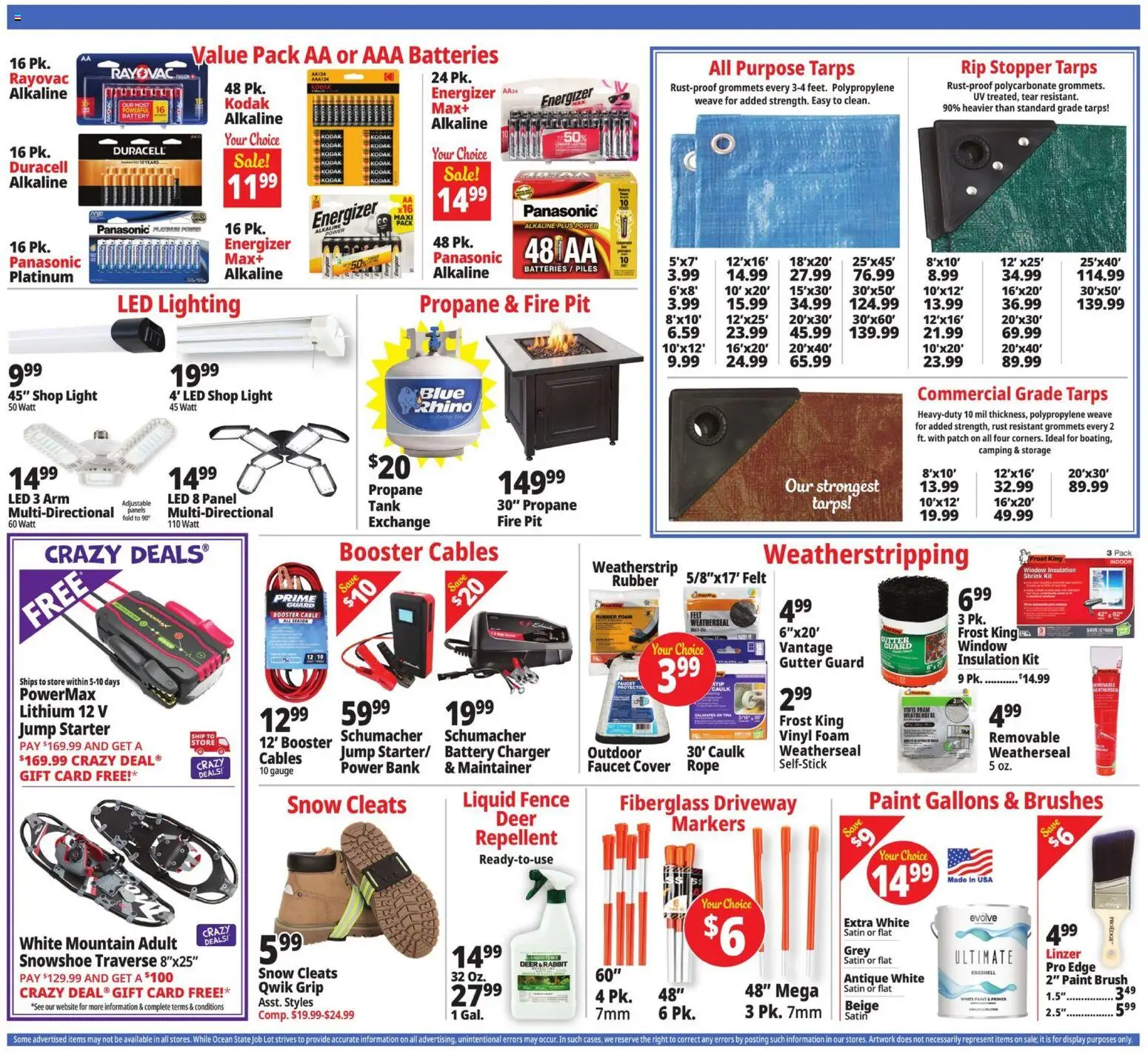 Ocean State Job Lot Weekly Ad - MA - valid from 25.12.2025 | Page: 20 | Products: Brushes, Starter, Power Bank, Charger
