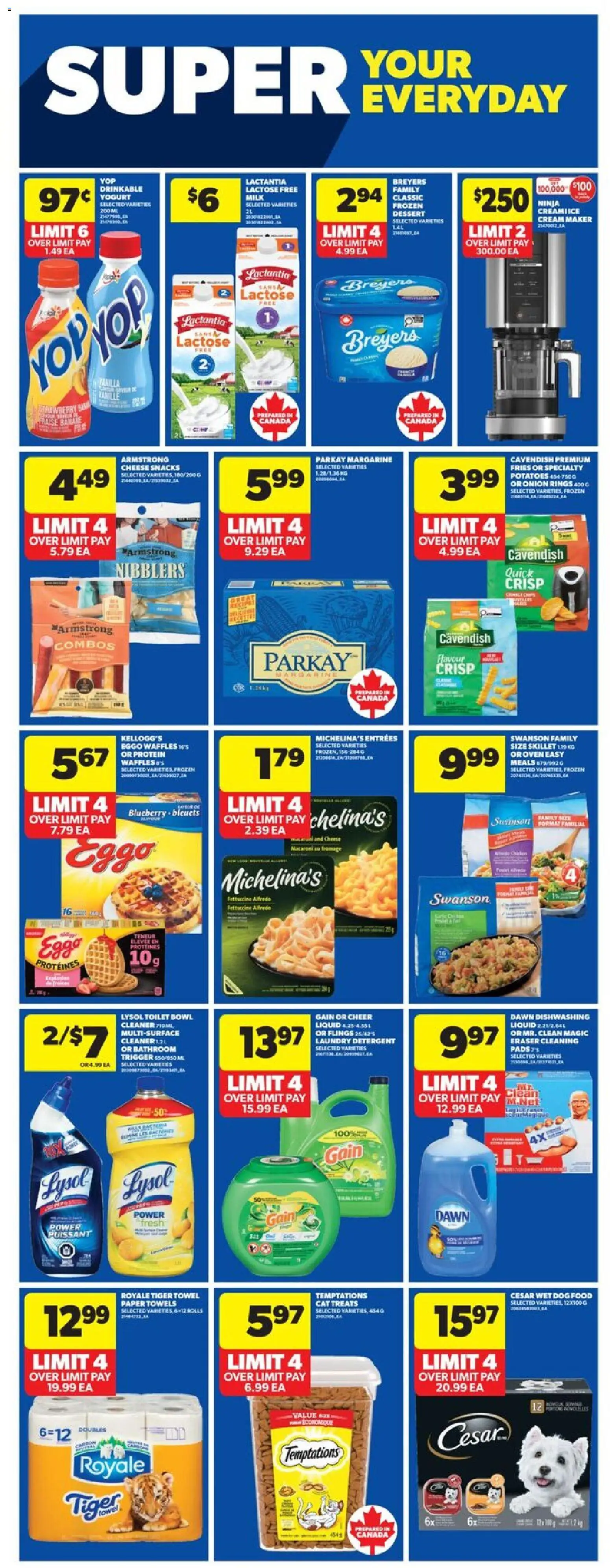 Real Canadian Superstore flyer valid from 23.10.2025 | Page: 21 | Products: Cream, Oven, Milk, Cheese