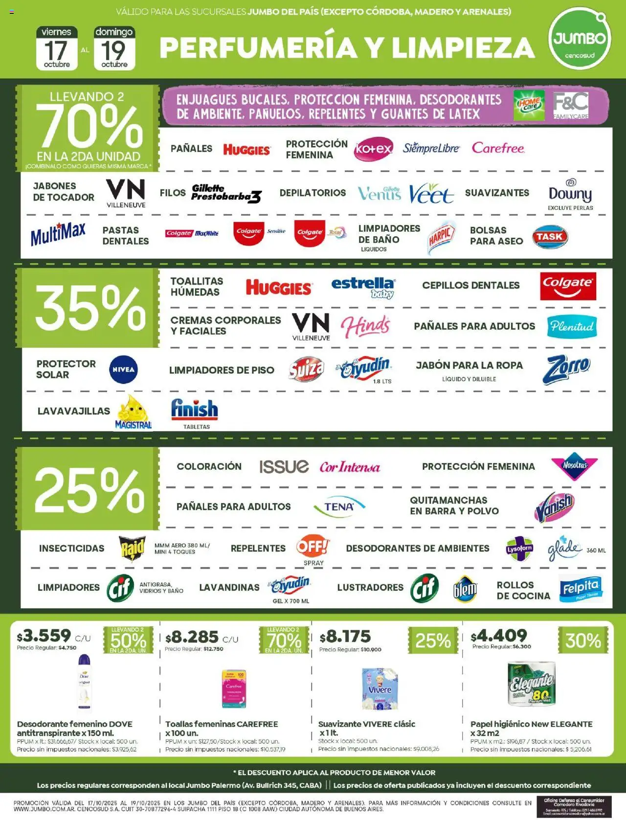 Jumbo - Ofertas | Neuquén │ válido desde el 17.10.2025 | Página: 4 | Productos: Cocina, Polvo, Quitamanchas, Suavizante