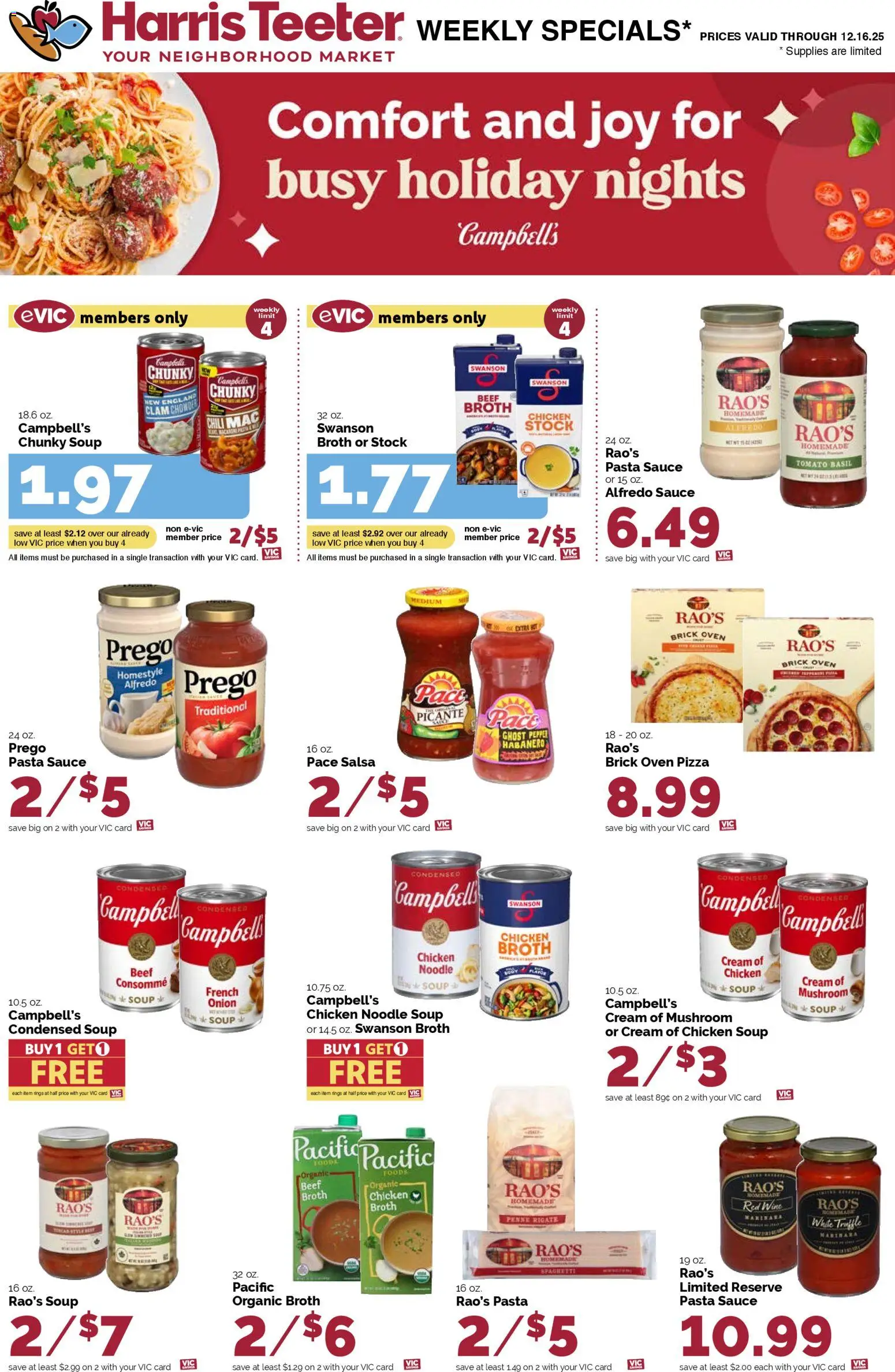 Harris Teeter Weekly Ad - SC - valid from 10.12.2025 | Page: 14 | Products: Pizza, Beef, Sauce, Oven