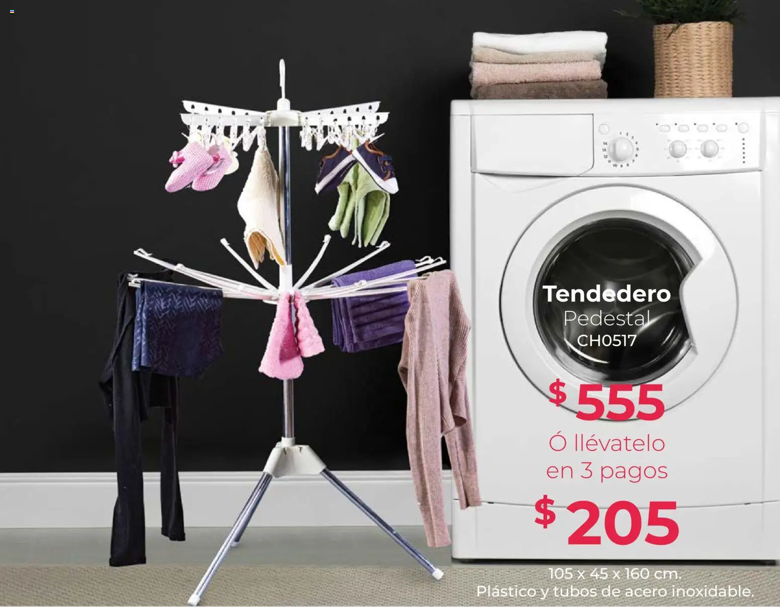 Nuevas ofertas de Colchas Concord válidas en toda la República Mexicana desde el 01.03.2026. ¡Encuentra las mejores ofertas en Colchas Concord catálogo Home! | Página: 82 | Productos: Tendedero