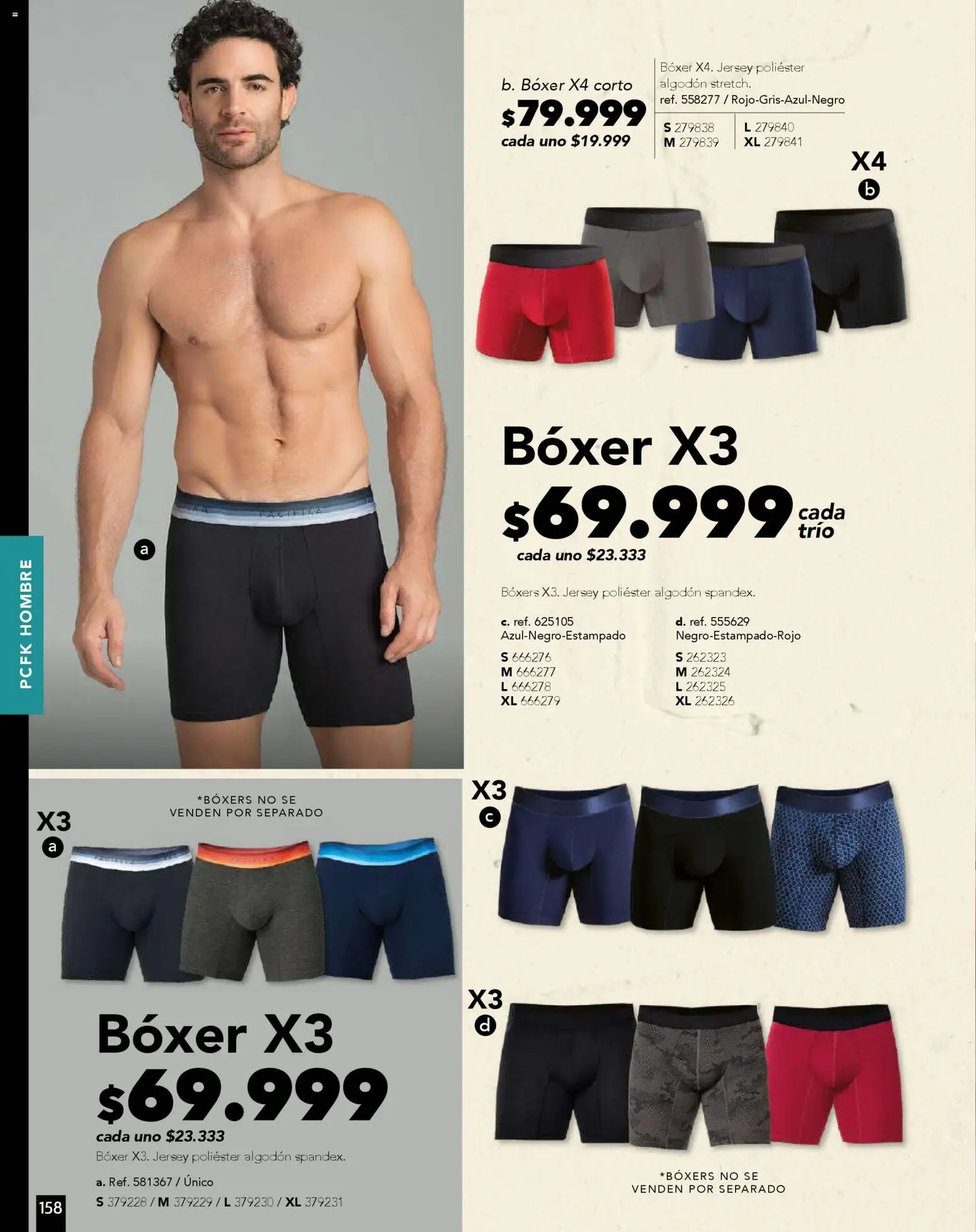 Pacifika revista - valida desde el 01.11.2025 | Página: 158 | Productos: Algodón, Boxers