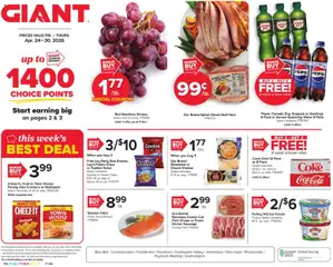 Preview of Giant weekly ads valid from 24.04.2026