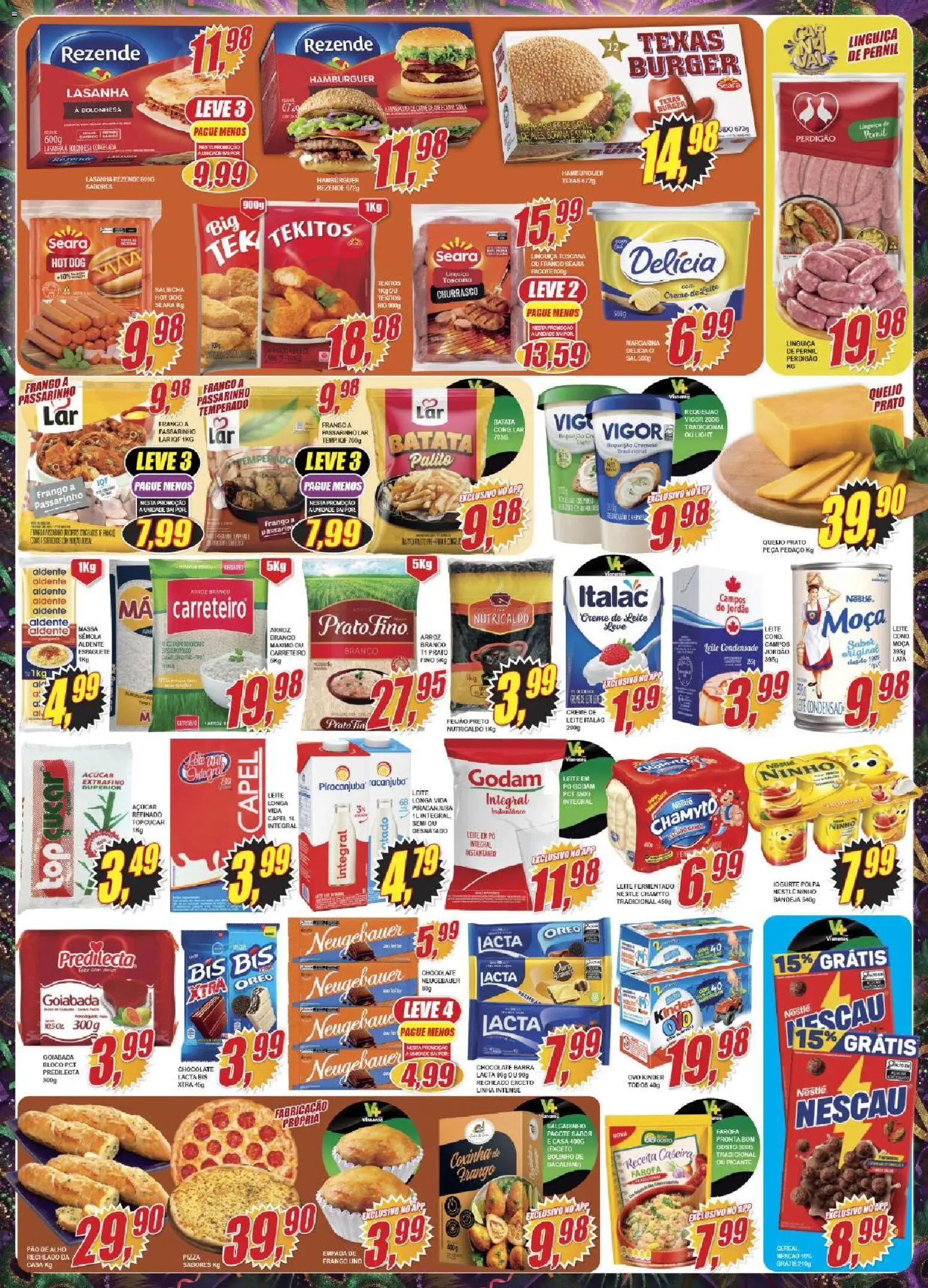 Vianense Folheto - válido de 13.02.2026 | Página: 2 | Produtos: Pó, Leite integral, Linguiça, Margarina