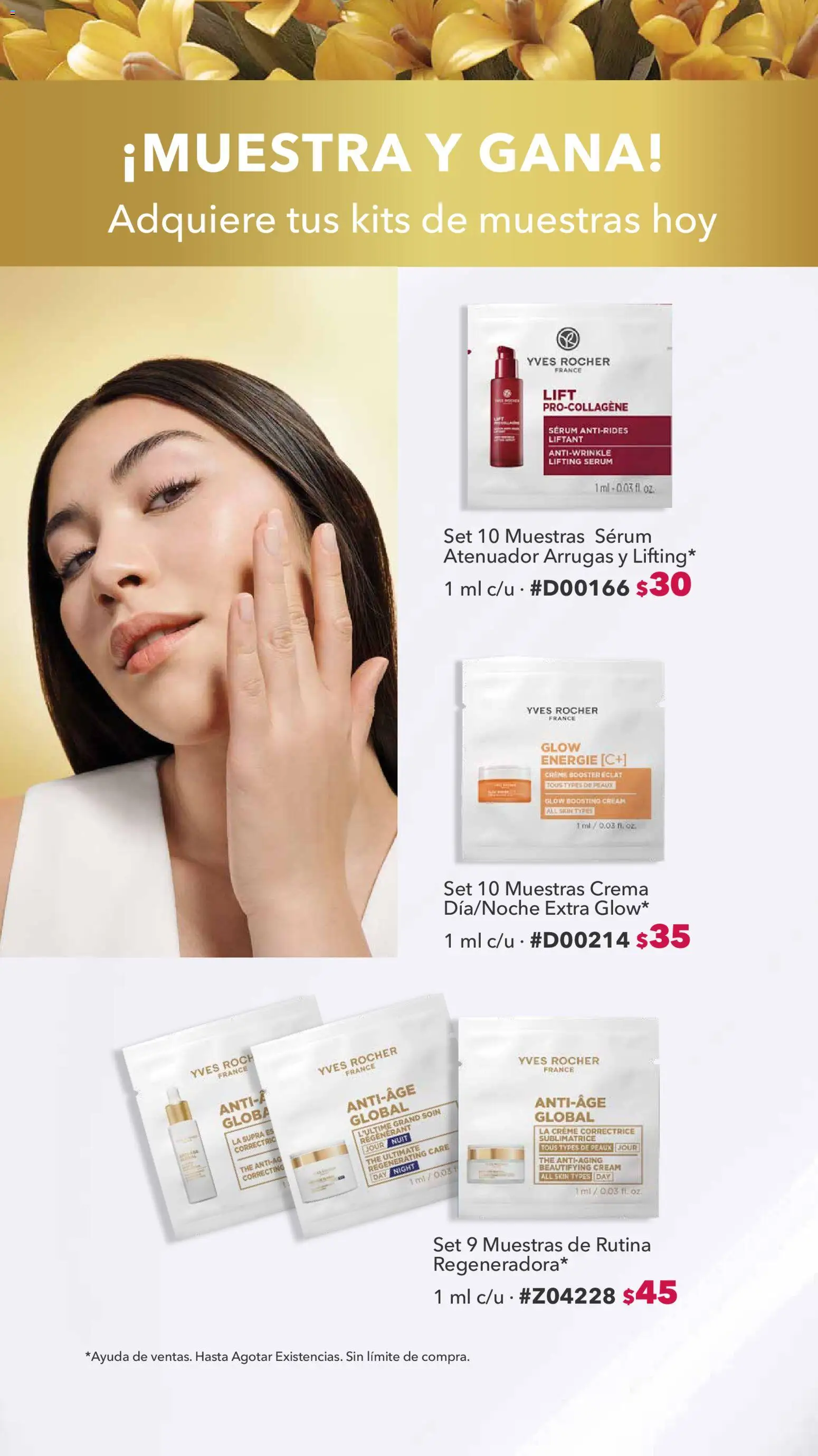 Nuevas ofertas de Yves Rocher válidas en toda la República Mexicana desde el 24.03.2026. ¡Encuentra las mejores ofertas en Yves Rocher Muestra y gana! | Página: 1 | Productos: Serum, Crema, Atenuador