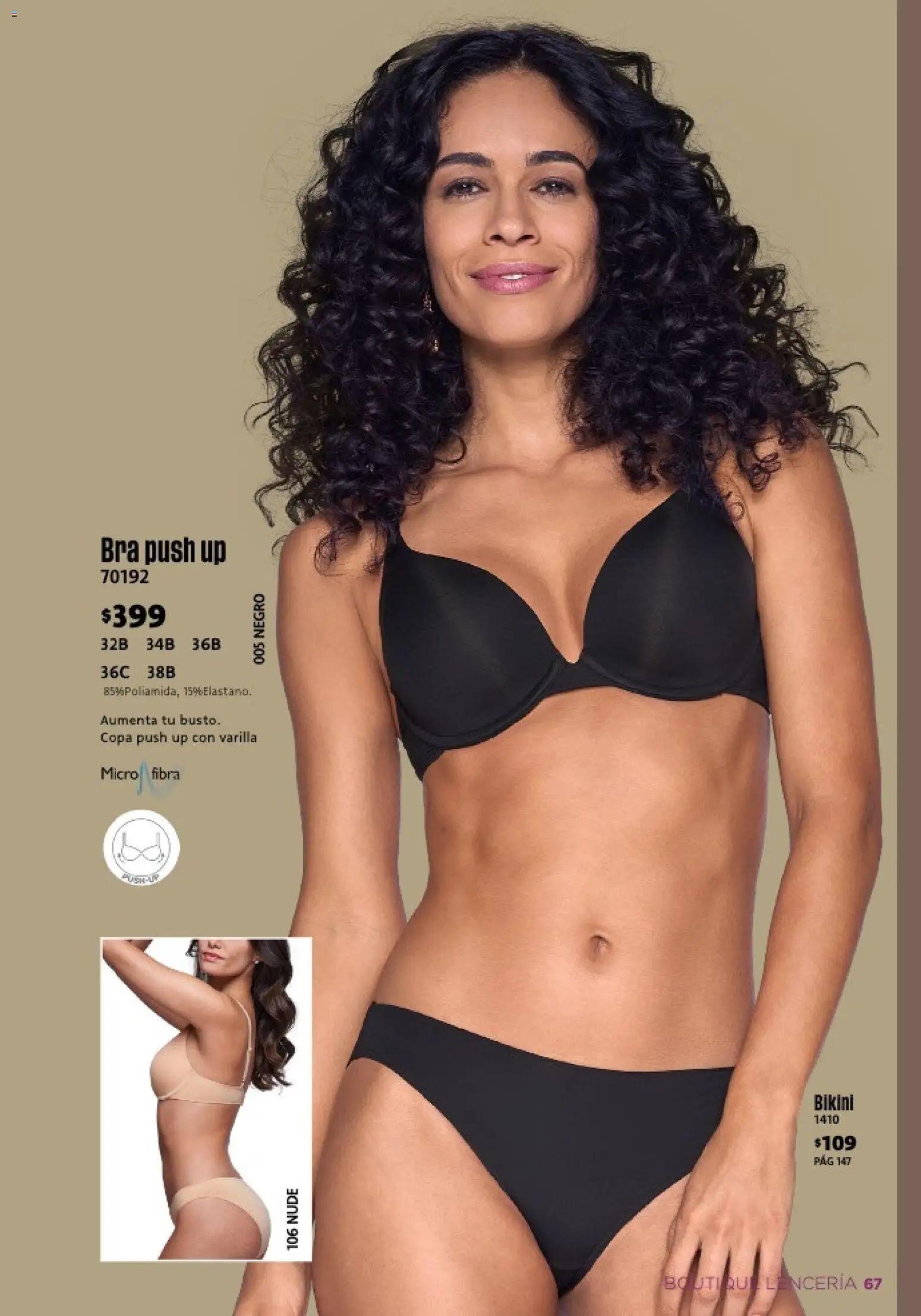 Nuevas ofertas de Ilusión válidas en toda la República Mexicana desde el 01.02.2026. ¡Encuentra las mejores ofertas en Ilusión catálogo Primavera! | Página: 69 | Productos: Lenceria, Bikini