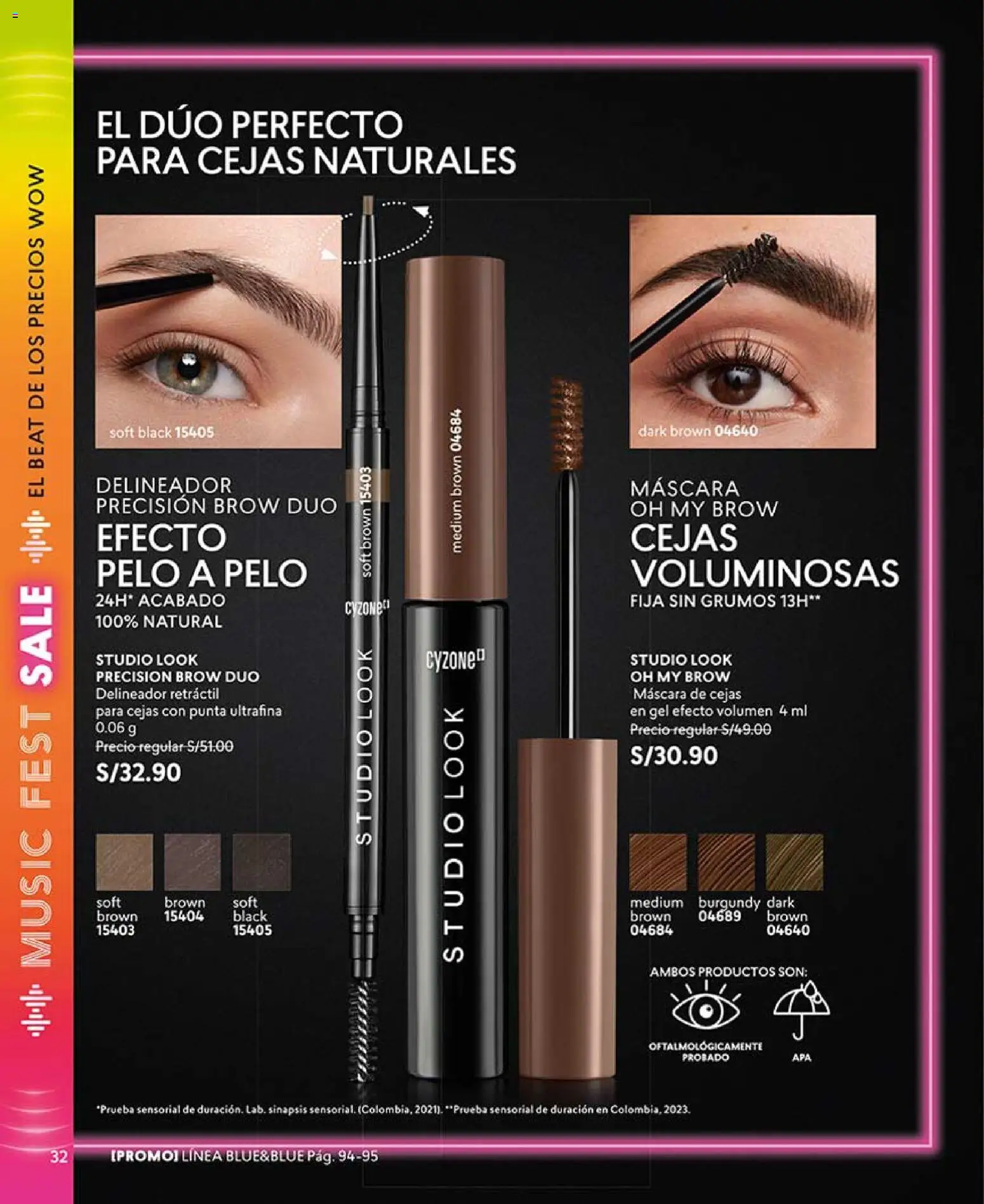 Catálogo CyZone válido desde 21.02.2026 | Página: 32 | Productos: Máscara, Delineador