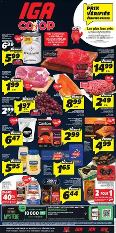 Preview of IGA weekly flyer / circulaire from shop IGA valid from 19.02.2026