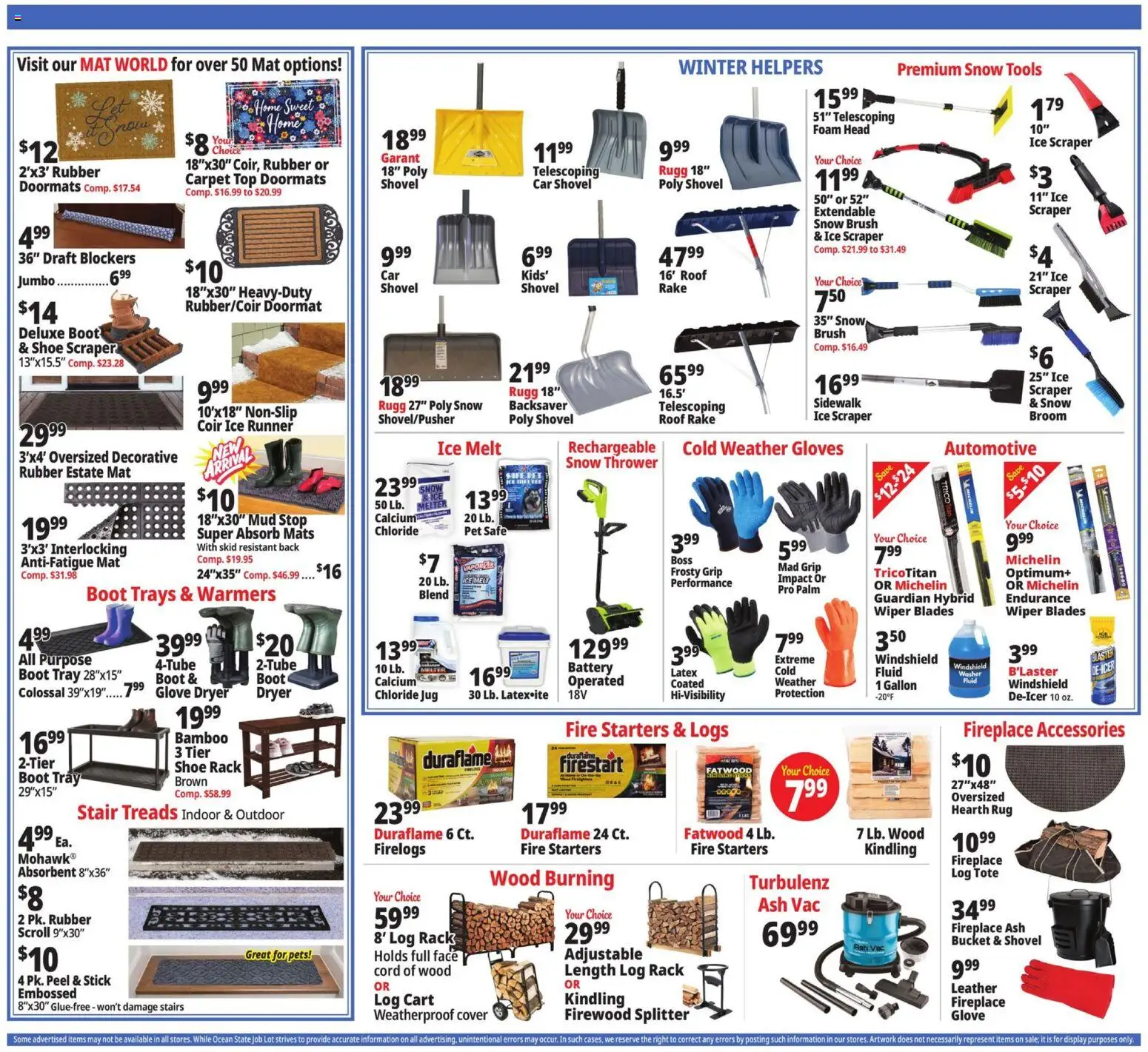 Ocean State Job Lot Weekly Ad - MA - valid from 25.12.2025 | Page: 2 | Products: Safe, Doormat, Gloves, Dryer