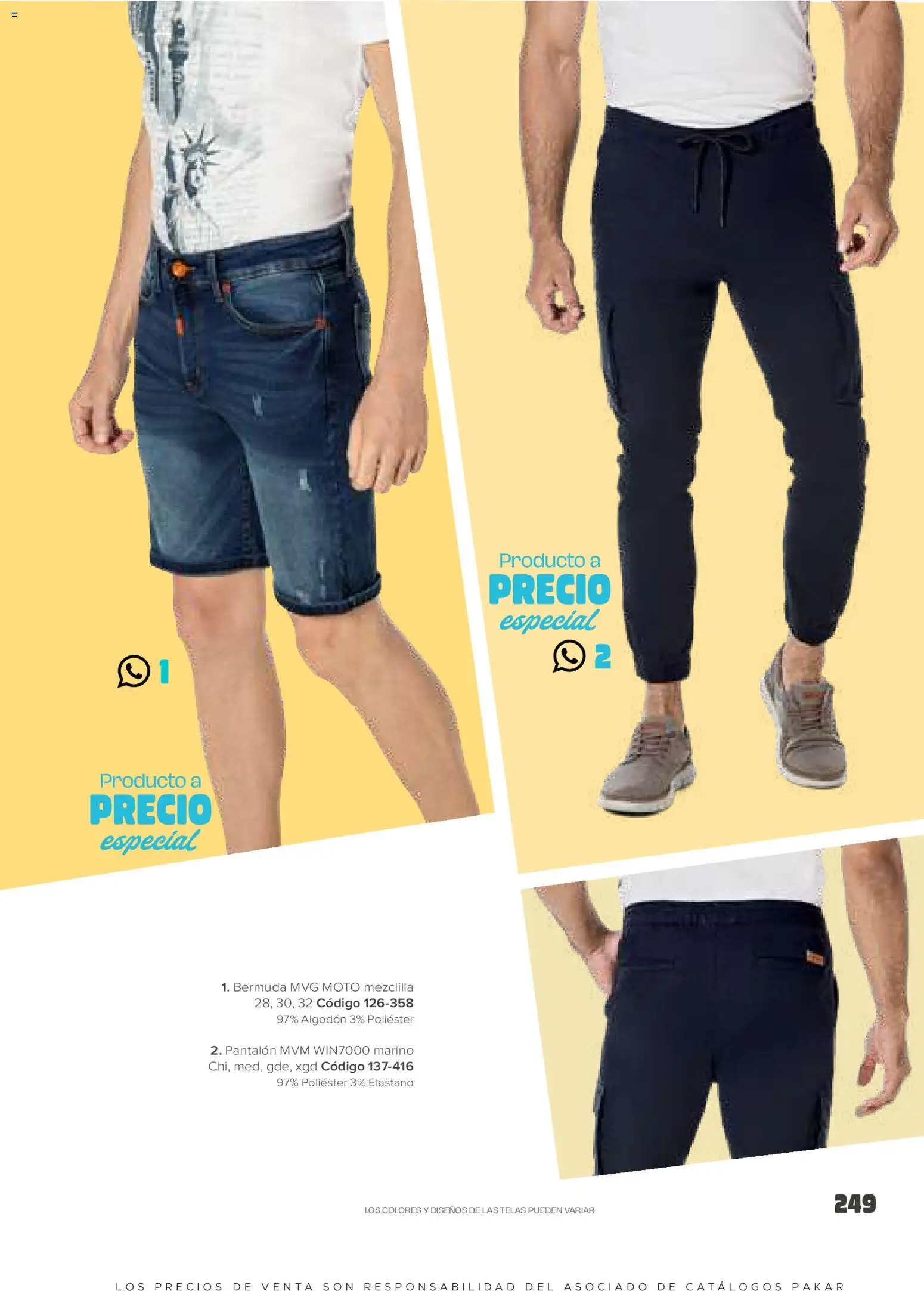 Nuevas ofertas de SC Pakar válidas en toda la República Mexicana desde el 30.01.2026. ¡Encuentra las mejores ofertas en SC Pakar catálogo Ropa! | Página: 249 | Productos: Algodón, Bermuda