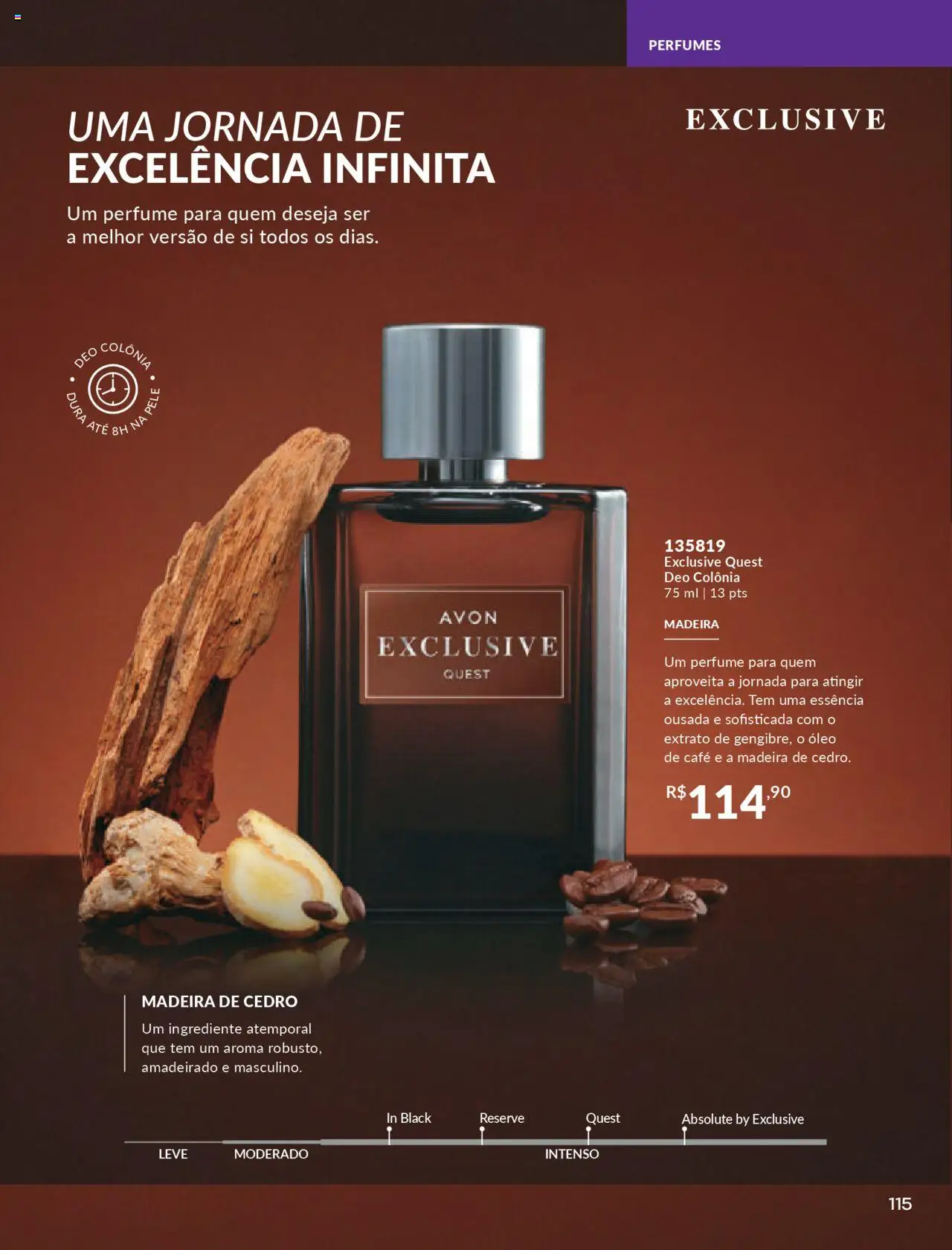 Avon Folheto - válido de 16.06.2025 | Página: 115 | Produtos: Perfume, Óleo, Café, Perfumes